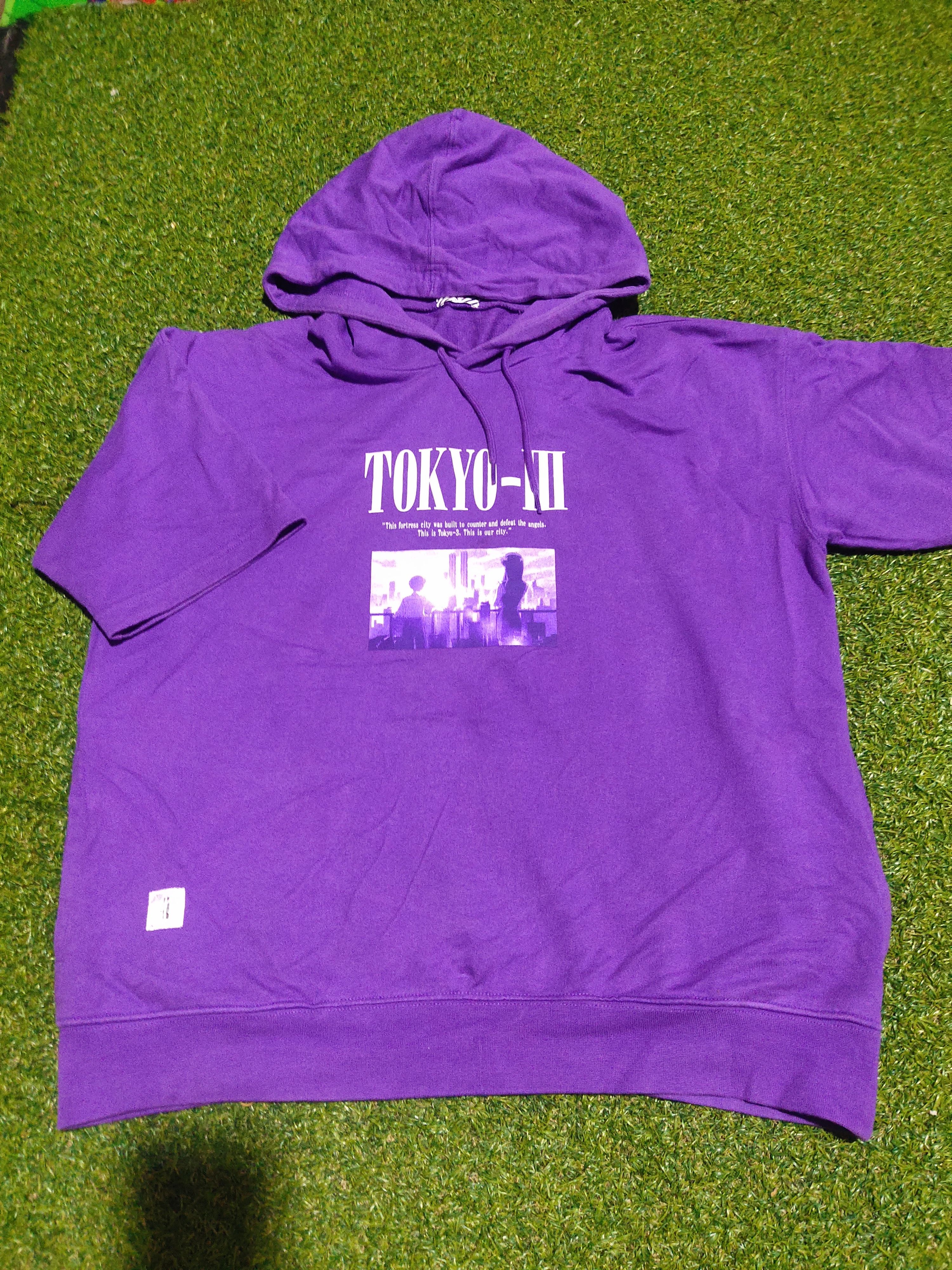 Vintage Rare Evangelion Anime Movie Hoodie Short Sleeve T-Shirts, Sweatshirt | PodTeesHub.com