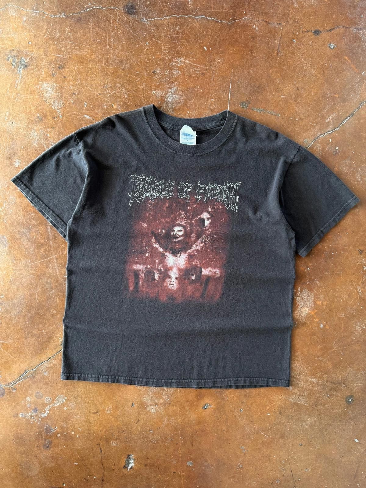 Vintage 2003 Cradle Of Filth Bleeding Across America Band Shirt Hoodie, Sweatshirt | PodTeesHub.com