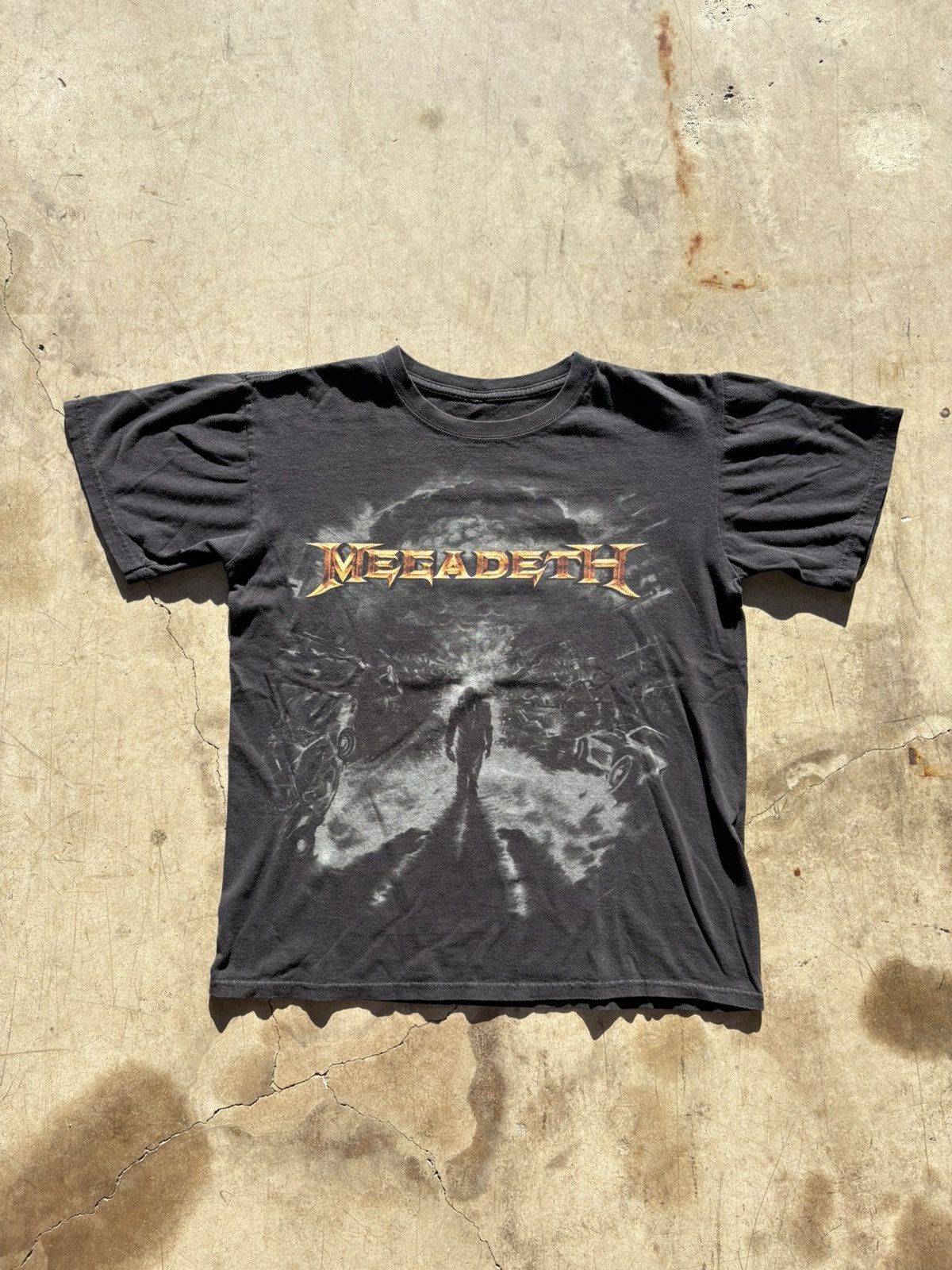 Anvil Vtg 90s Y2k Megadeath Metal Band Tour Tshirt Fits Like Med Hoodie, Sweatshirt | PodTeesHub.com