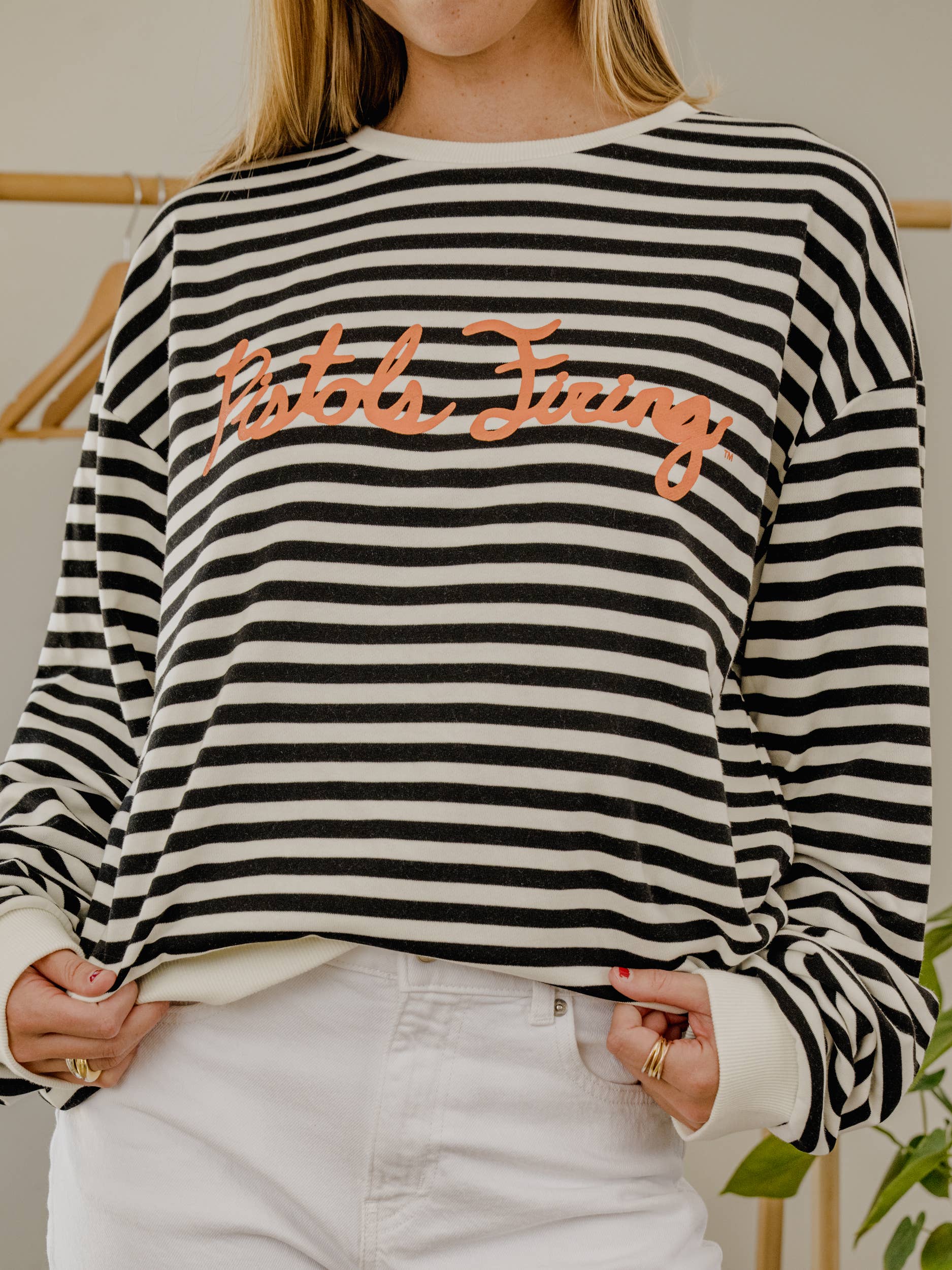 Osu Cowboys Simple Script Bk/Wt Stripe Hi-Dive Sweatshirt T-Shirts, Hoodie | PodTeesHub.com