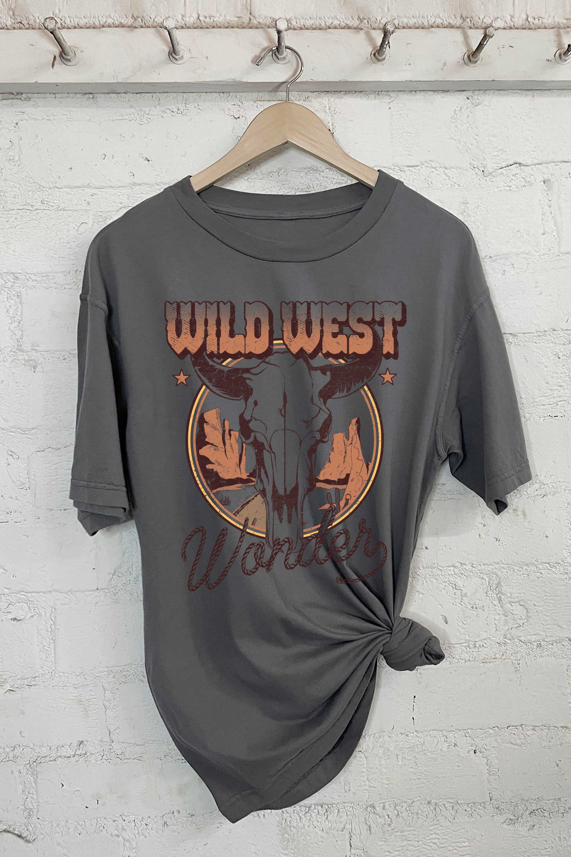 Wild West Wonder-Oversized Tee Hoodie, Sweatshirt | PodTeesHub.com