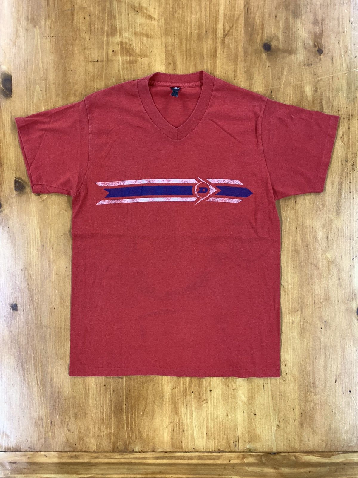 Vintage Dunlop Stripe Graphic Tee Hoodie, Sweatshirt | PodTeesHub.com