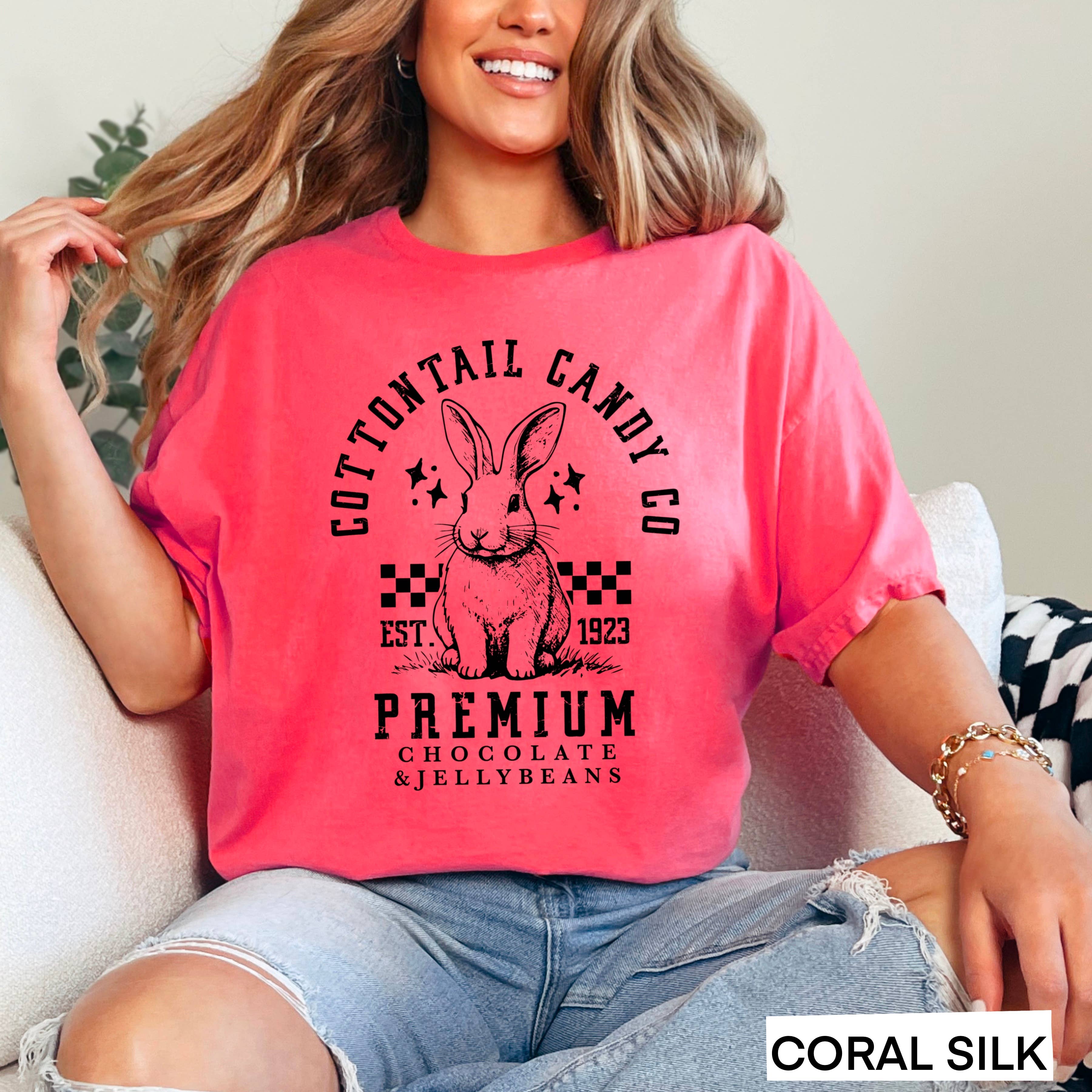 Cottontail Candy Co   | Easter Graphic Tee | Gildan Hoodie, Sweatshirt | PodTeesHub.com