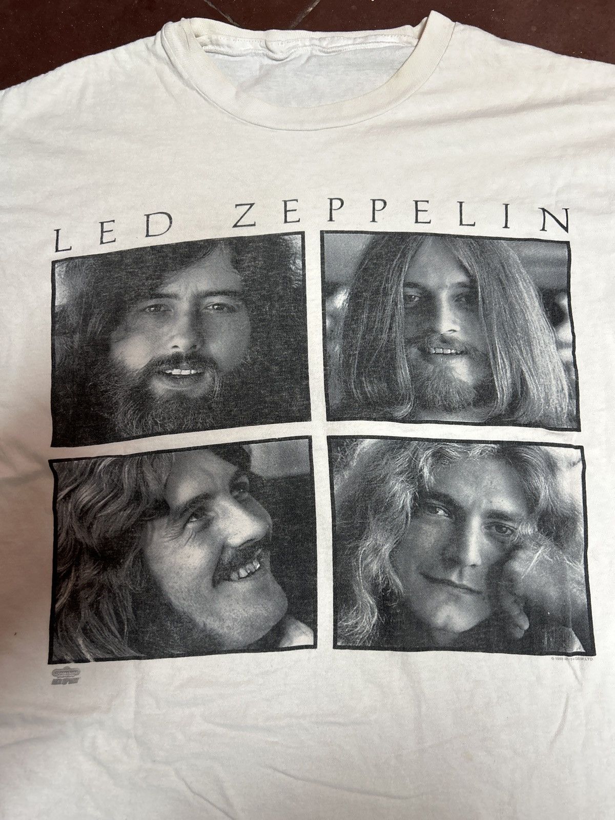 Led Zeppelin X Vintage 1993 Led Zepellin Portrait Tee Hoodie, Sweatshirt | PodTeesHub.com