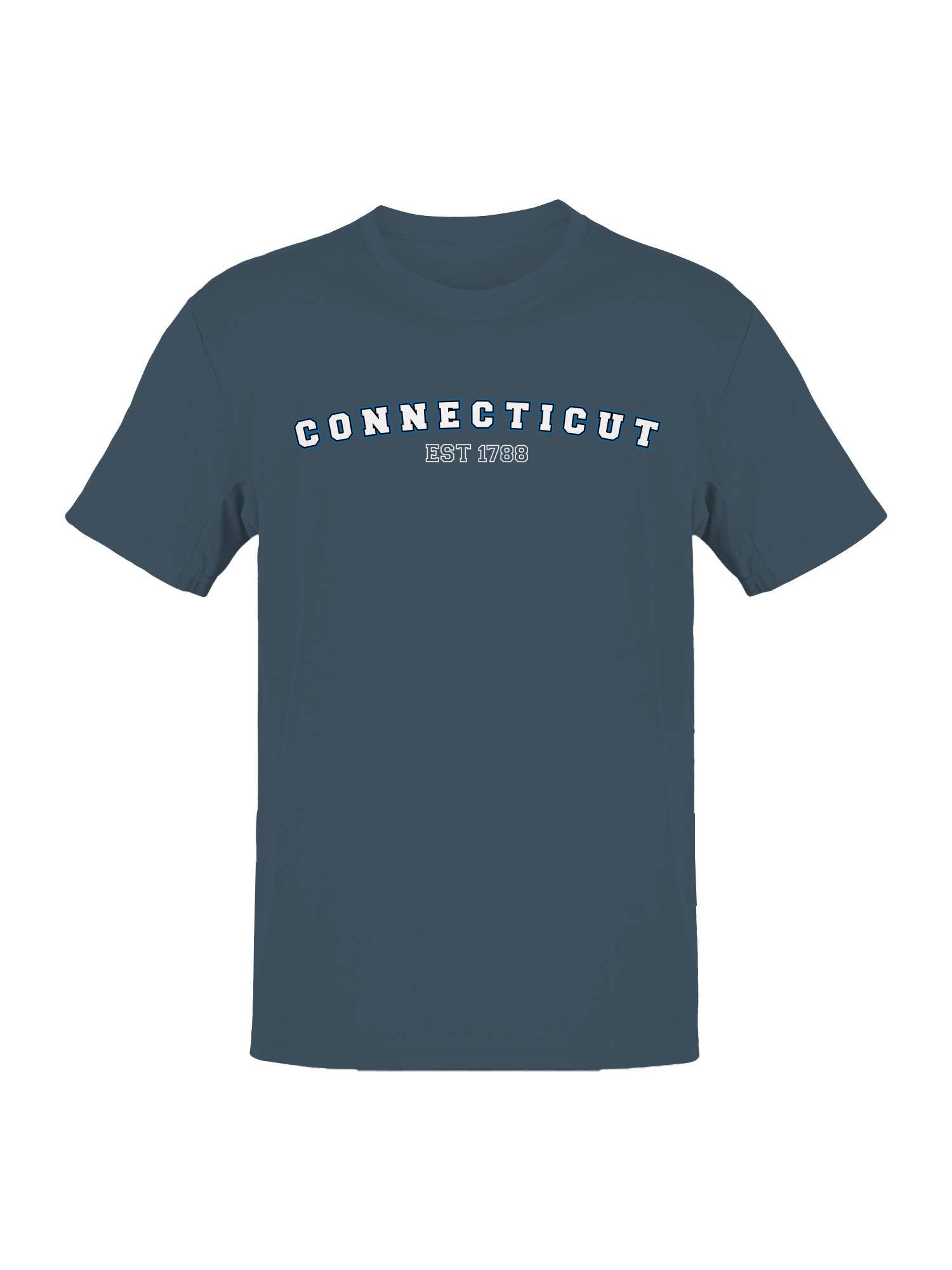 Connecticut Established 1788 Men's T-Shirt Hoodie, Sweatshirt | PodTeesHub.com