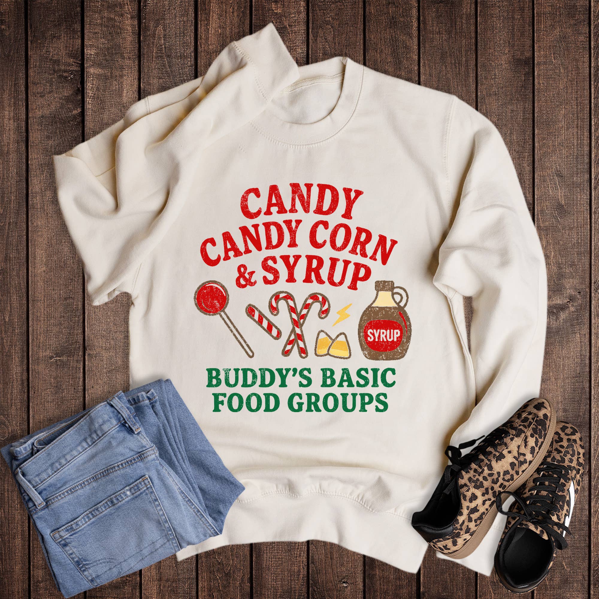 Christmas Candy, Candy Corn, Syrup Sweatshirt T-Shirts, Hoodie | PodTeesHub.com