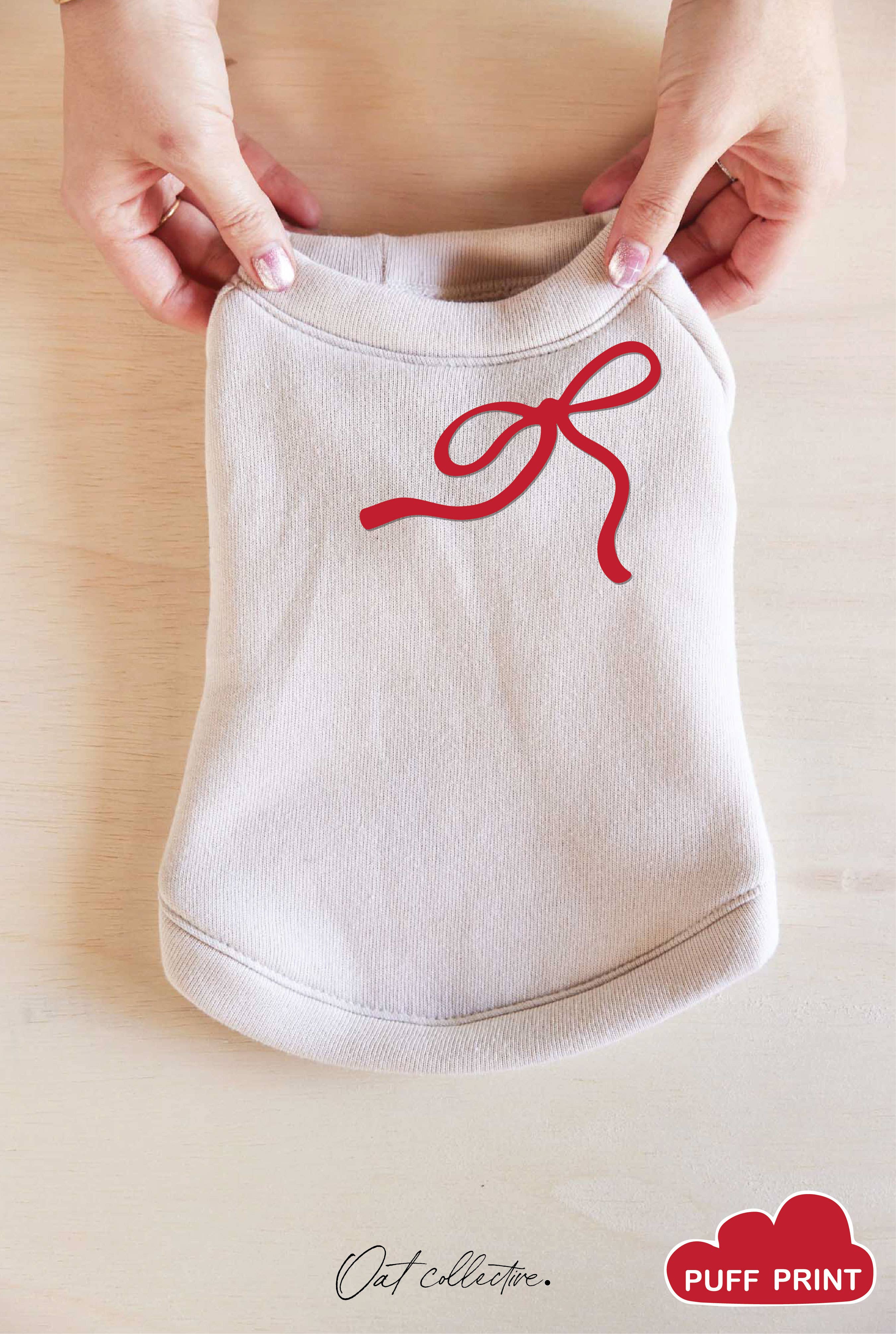 Bow Puff Pet Graphic Sweatshirt T-Shirts, Hoodie | PodTeesHub.com