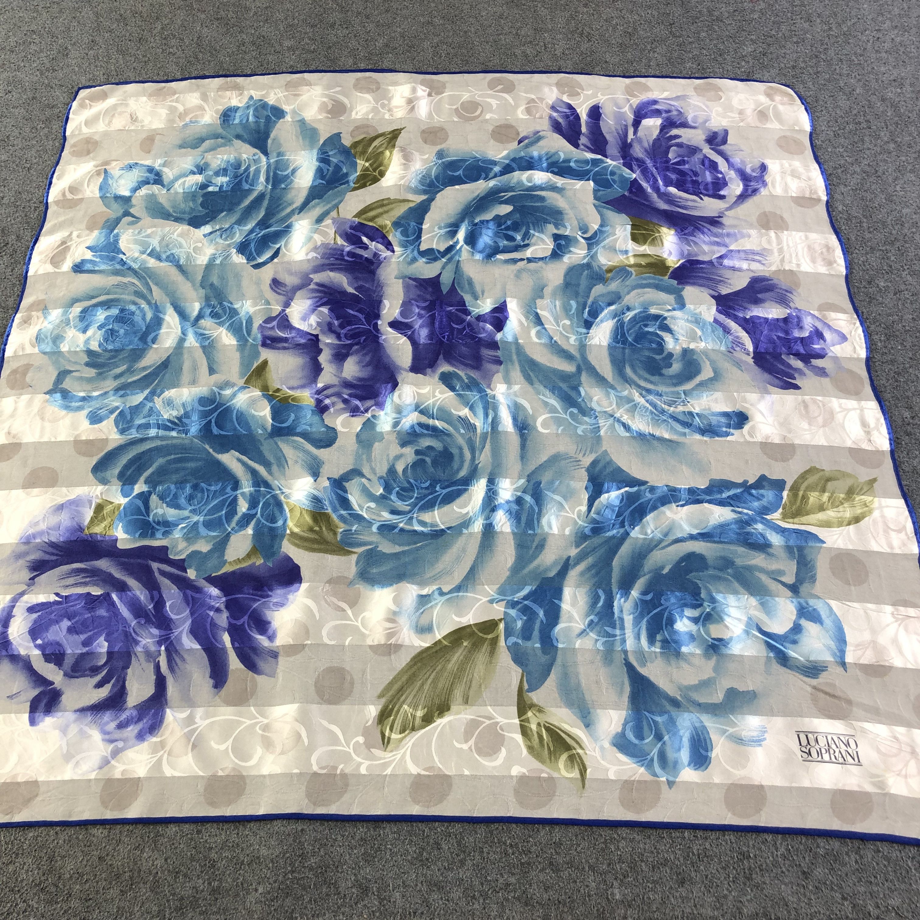 Japanese Brand Luciano Soprani Floral Slit Thread Silk Scarf M841 T-Shirts, Hoodie, Sweatshirt | PodTeesHub.com