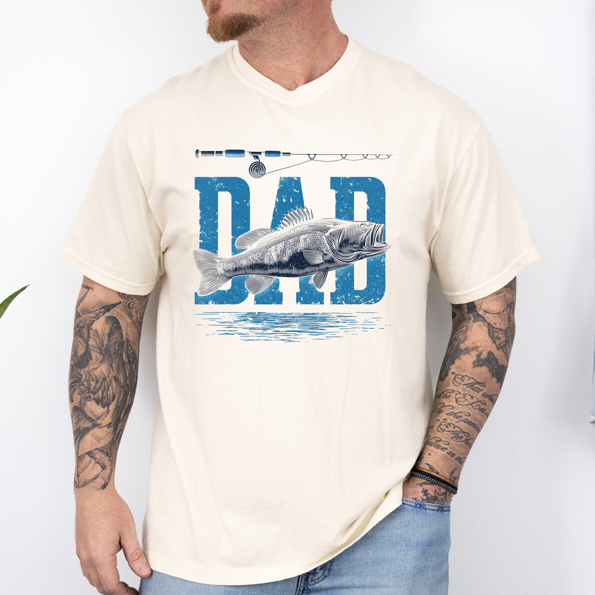 Dad, Fishing Father's Day Boyfriend Husband Guy Gift T-Shirt Hoodie, Sweatshirt | PodTeesHub.com