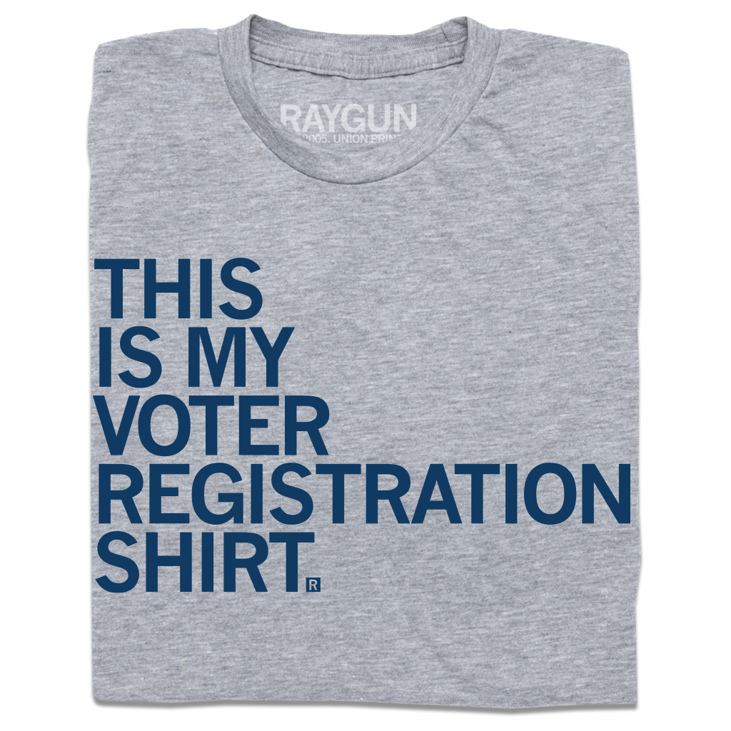 This Is My Voter Registration Shirt Hoodie, Sweatshirt | PodTeesHub.com
