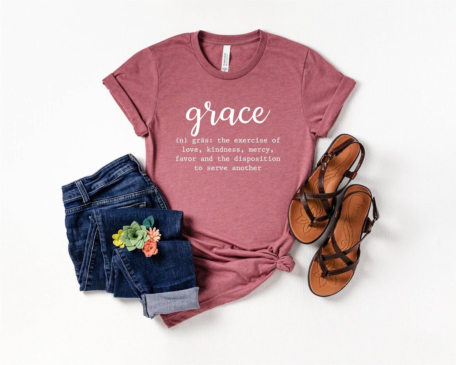 Grace Definition T-Shirt Hoodie, Sweatshirt | PodTeesHub.com