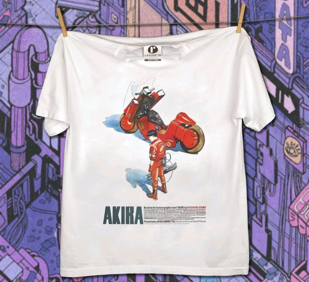 Japanese Brand Rare Anime Akira Kaneda With Motorcycle Size Xl T-Shirts, Hoodie, Sweatshirt | PodTeesHub.com