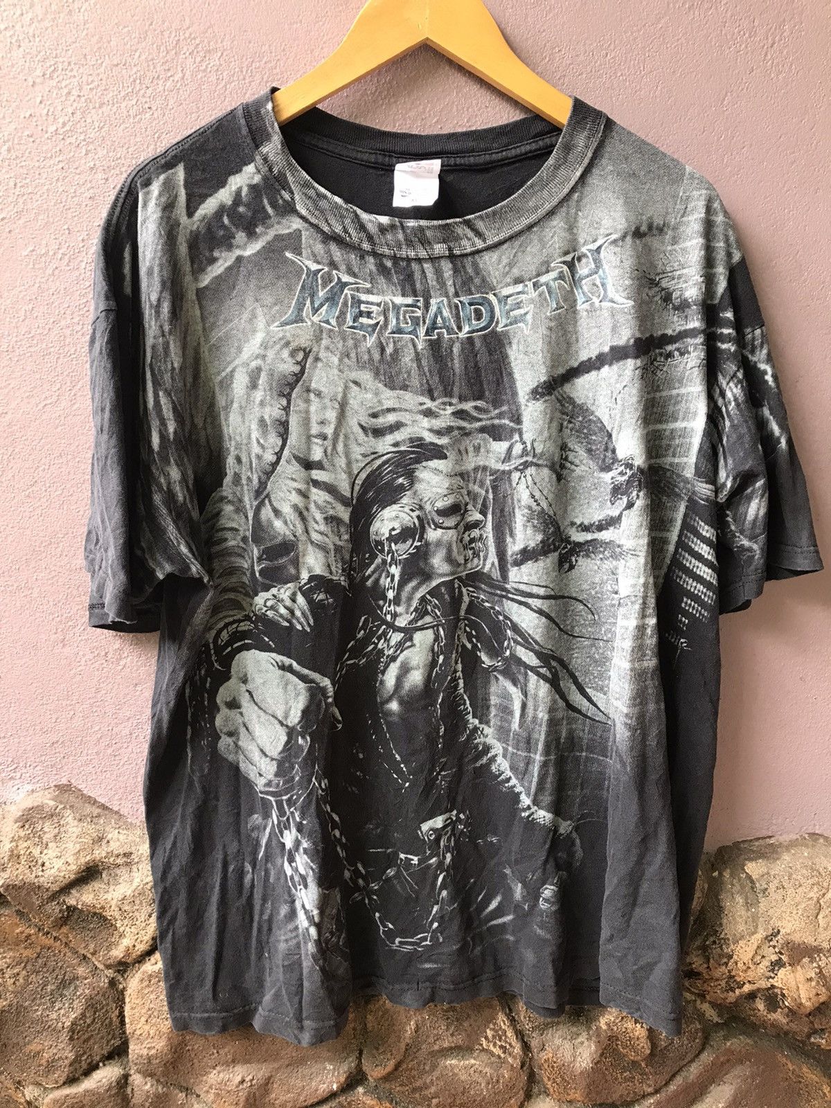 Band Tees X Vintage Vintage Megadeth 90s Hoodie, Sweatshirt | PodTeesHub.com
