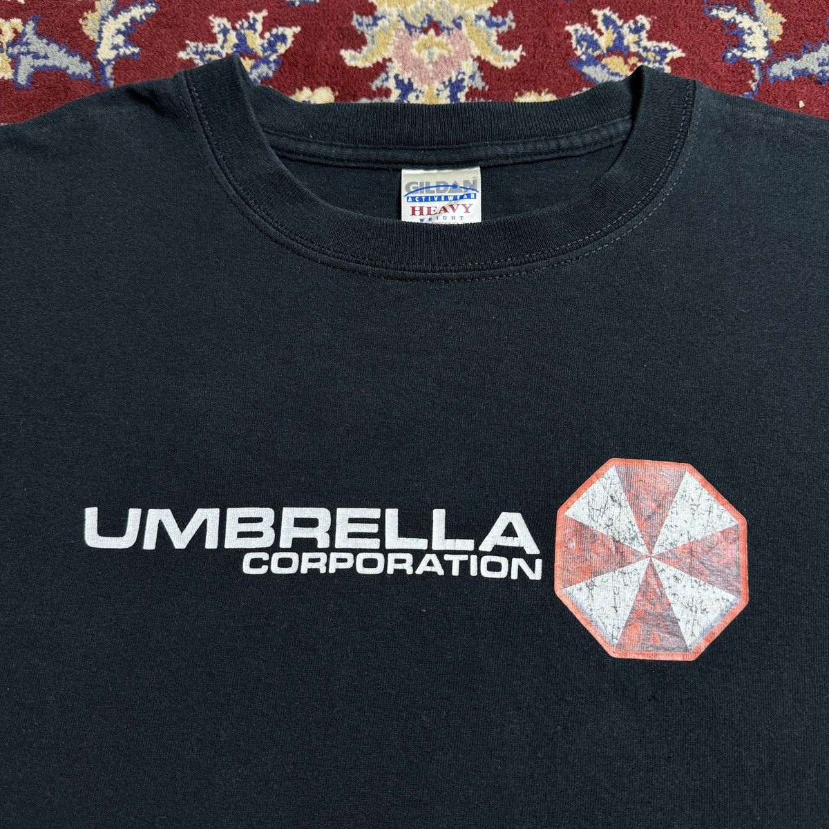Playstation 2000s Resident Evil Umbrella Corporaton Video Game Promo T-Shirts, Hoodie, Sweatshirt