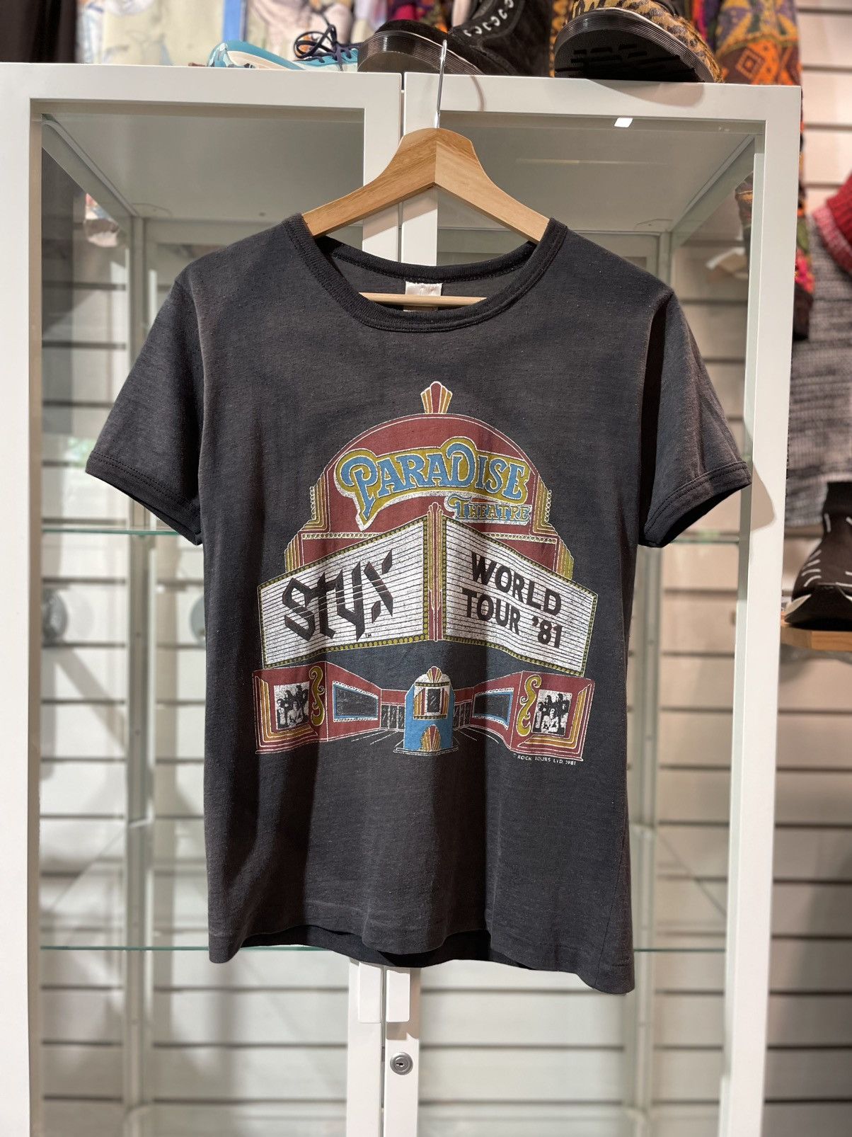 Band Tees 1981 Styx Band Tee 80s Classic Rock Tour Merch Hoodie, Sweatshirt | PodTeesHub.com