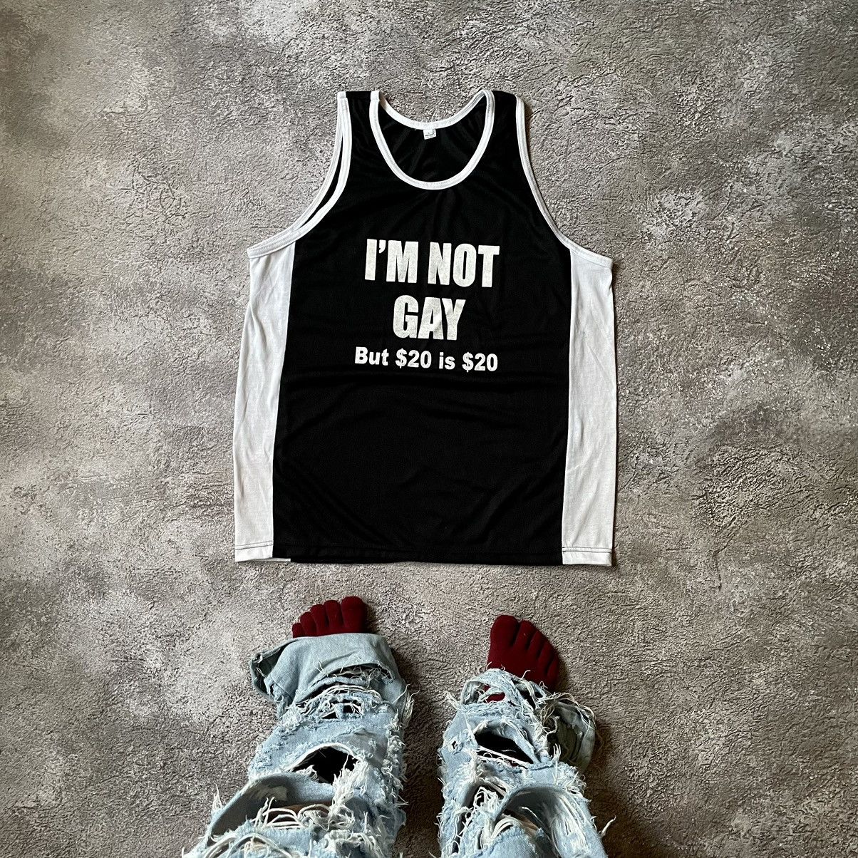 Vintage Y2k Adult Im Bot Gay But 20s Funny Tee Hoodie, Sweatshirt | PodTeesHub.com