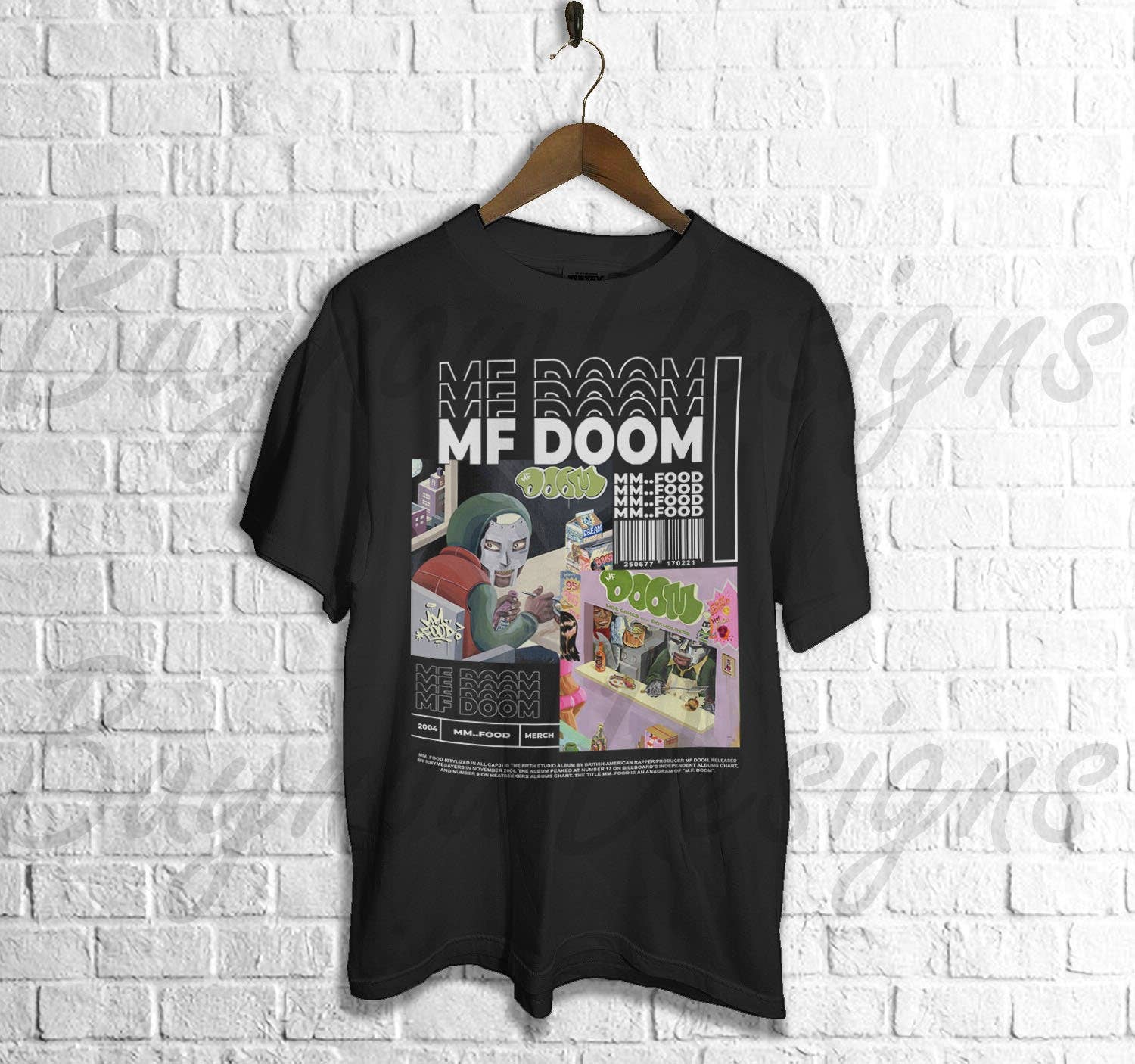 Vintage Mf Doom mm..Food Poster Graphic Tee Hoodie, Sweatshirt | PodTeesHub.com