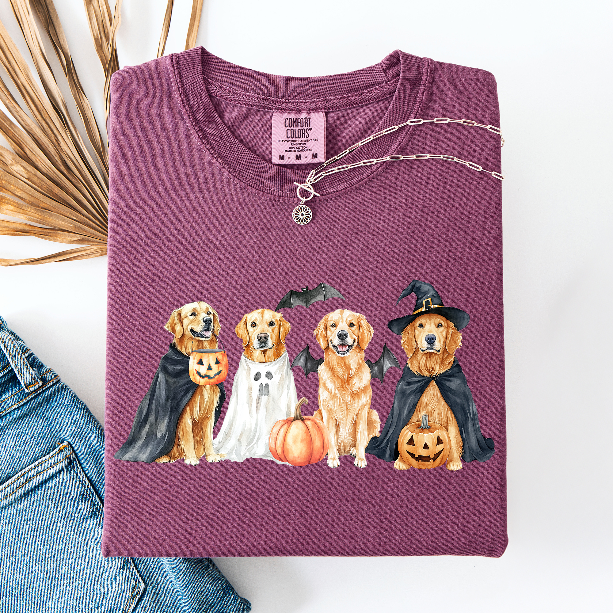 Adorable Halloween Dogs, Bats, Pumpkins, Spooky T-Shirt Hoodie, Sweatshirt | PodTeesHub.com