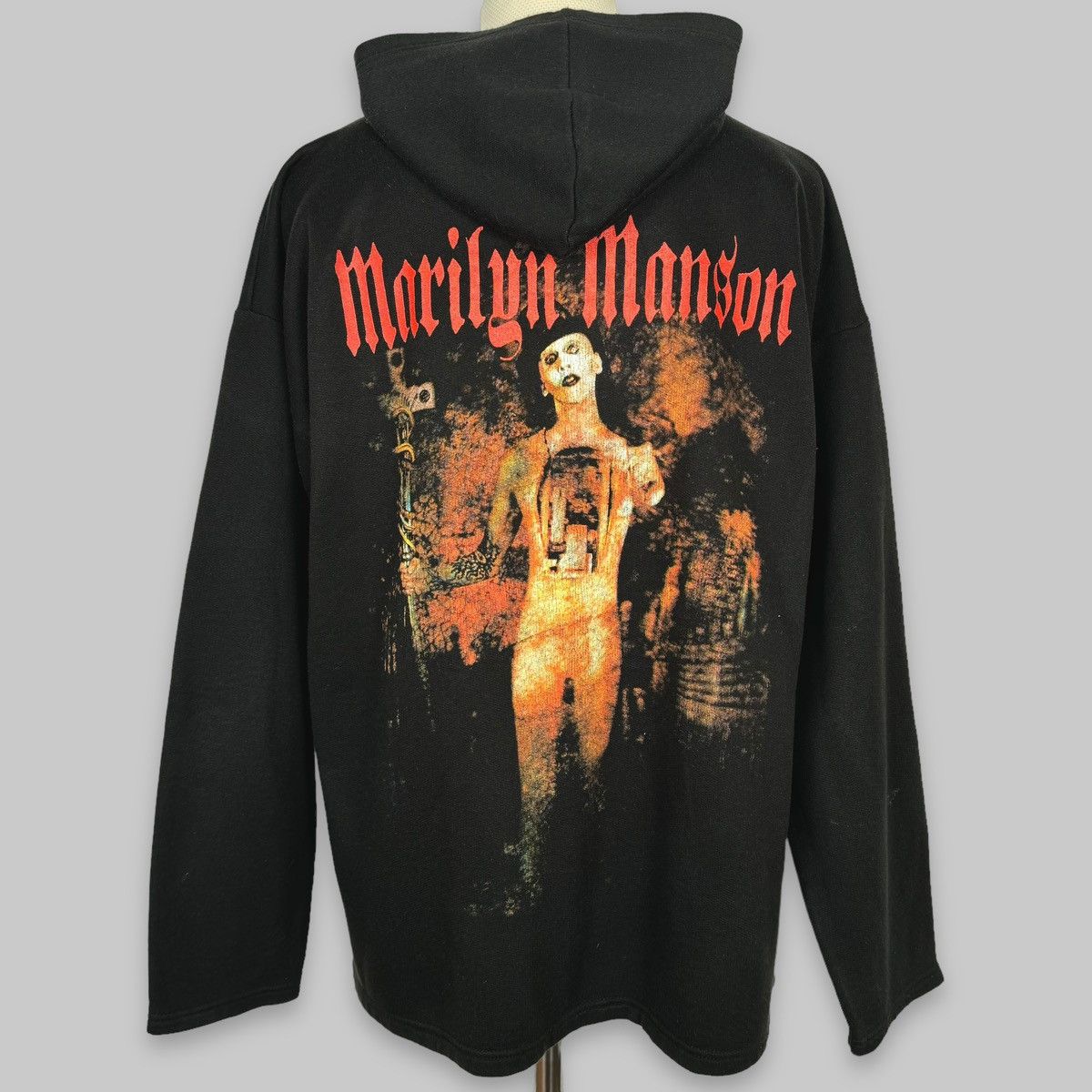 Band Vintage 2000 Marilyn Manson Holy Wood Magician Zip T-Shirts, Hoodie, Sweatshirt