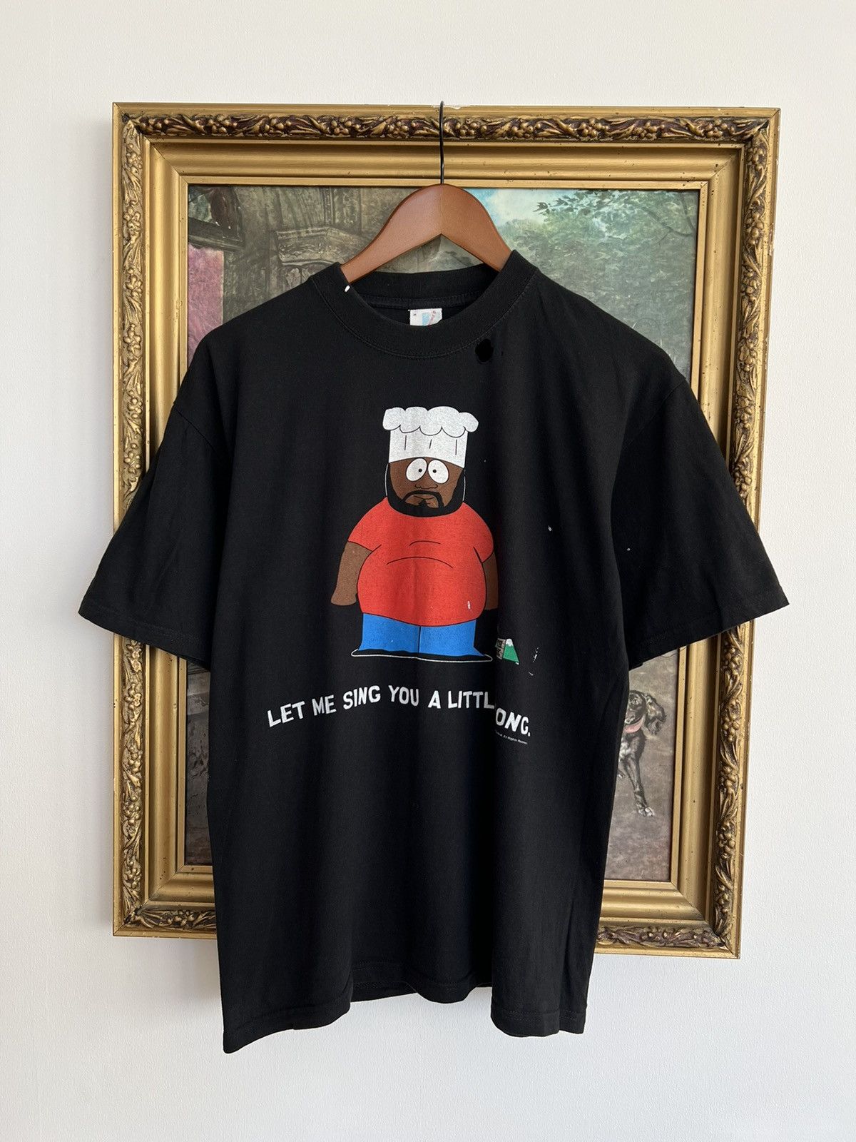 Vintage 1999 South Park Chef Jerome Tee King Of The Hill Hoodie, Sweatshirt | PodTeesHub.com