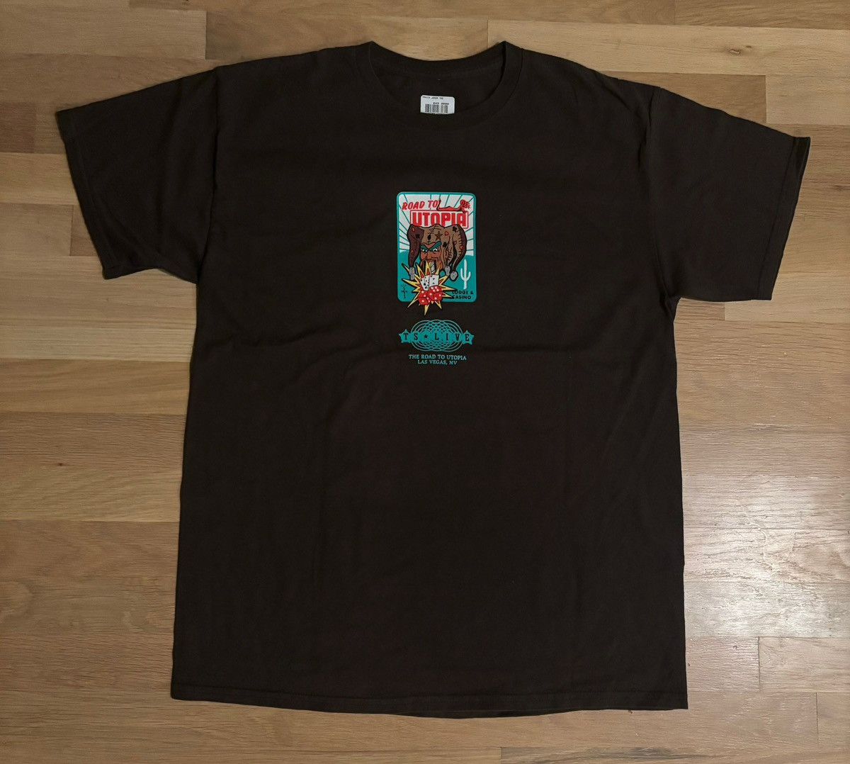 Scott Travis Scott Cactus Jack Joker Las Vegas Road To Utopia Tee Hoodie, Sweatshirt | PodTeesHub.com