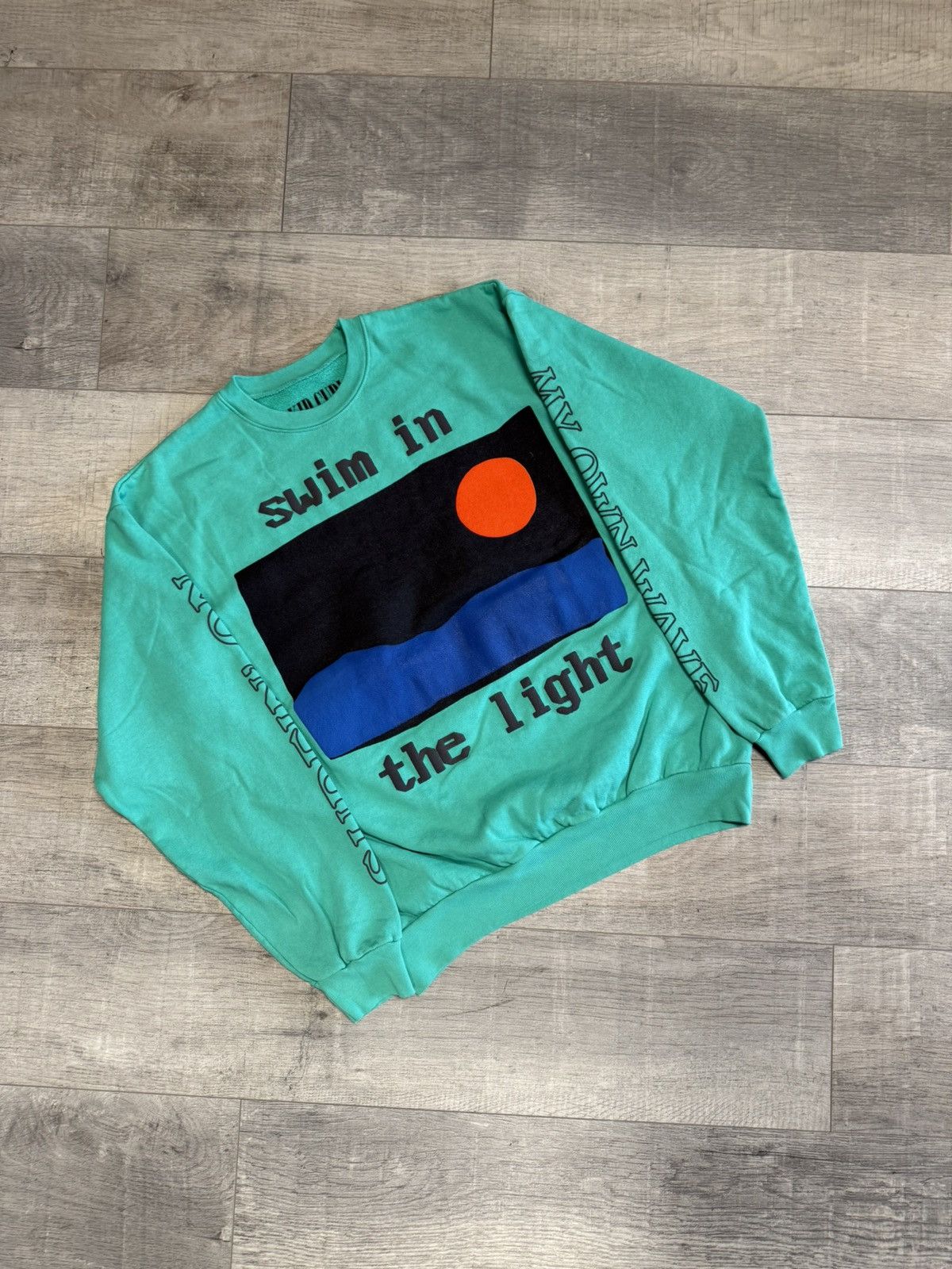 Cudi Kid Cudi Rolling Loud Swim In The Light Crewneck T-Shirts, Hoodie, Sweatshirt | PodTeesHub.com