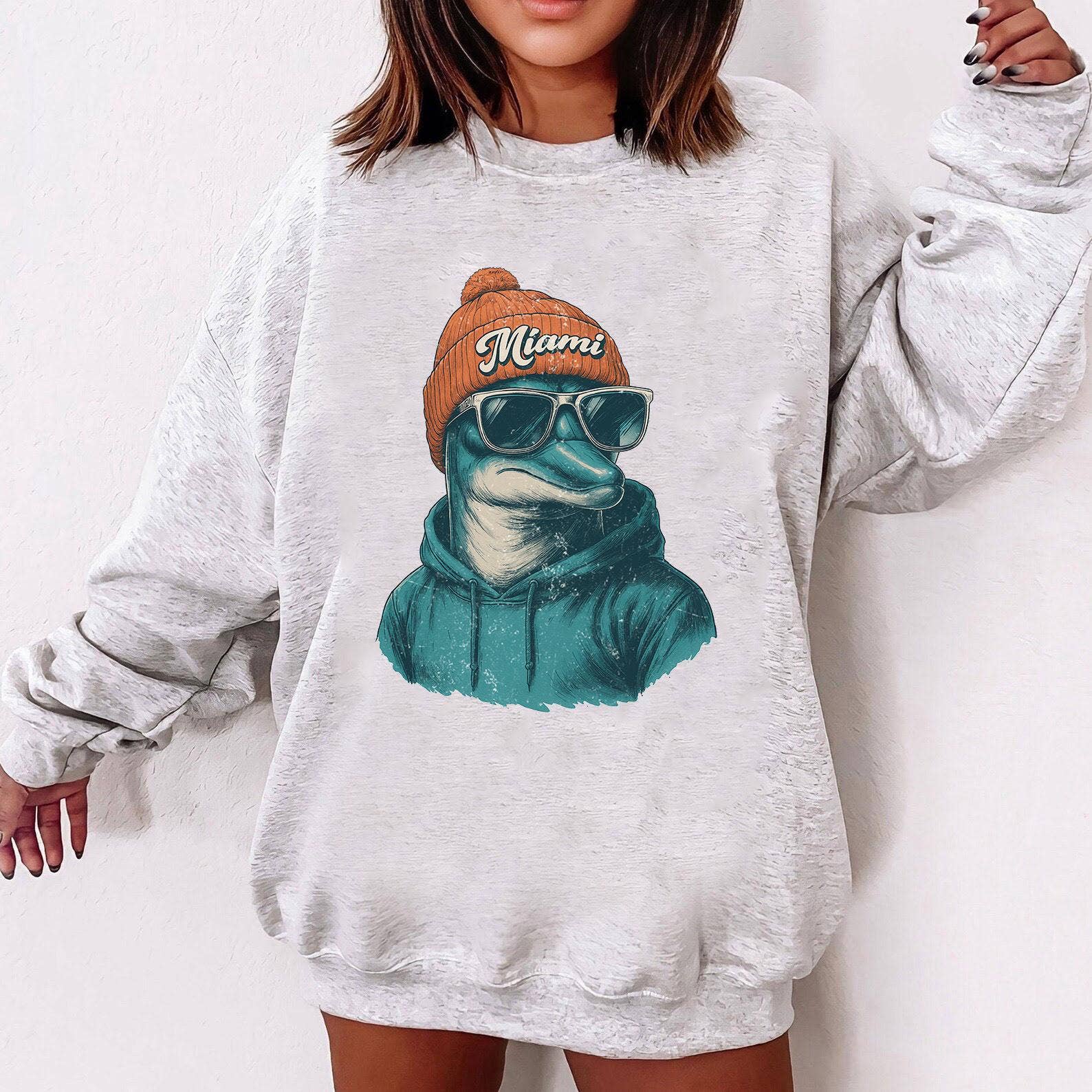 Retro Miami Football Women's Game Day Shirt Hoodie, Sweatshirt | PodTeesHub.com