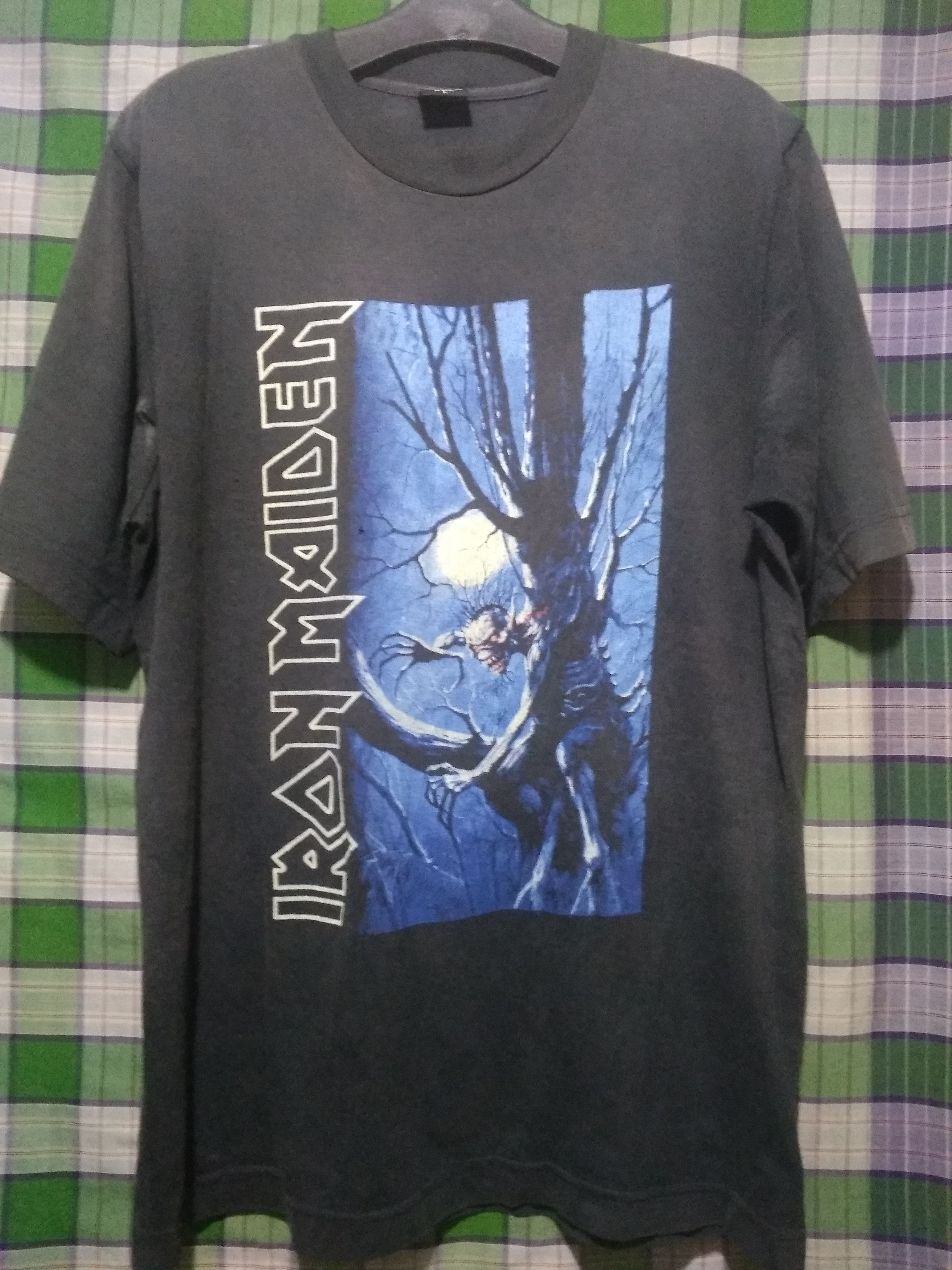 Iron Maiden X Vintage Vintage Faded Iron Maiden Fear Of The Dark T Shirt Rare Hoodie, Sweatshirt | PodTeesHub.com