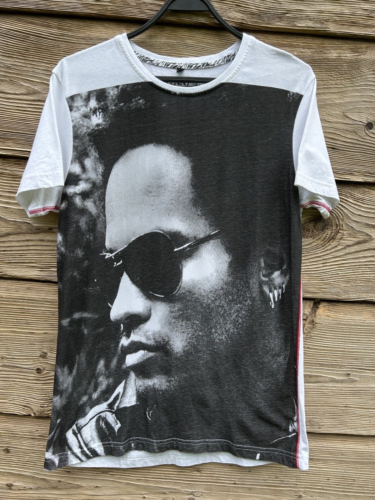 Band Tees Vintage 2012 Lenny Kravitz Photo Aop T Shirt Size L Hoodie, Sweatshirt | PodTeesHub.com