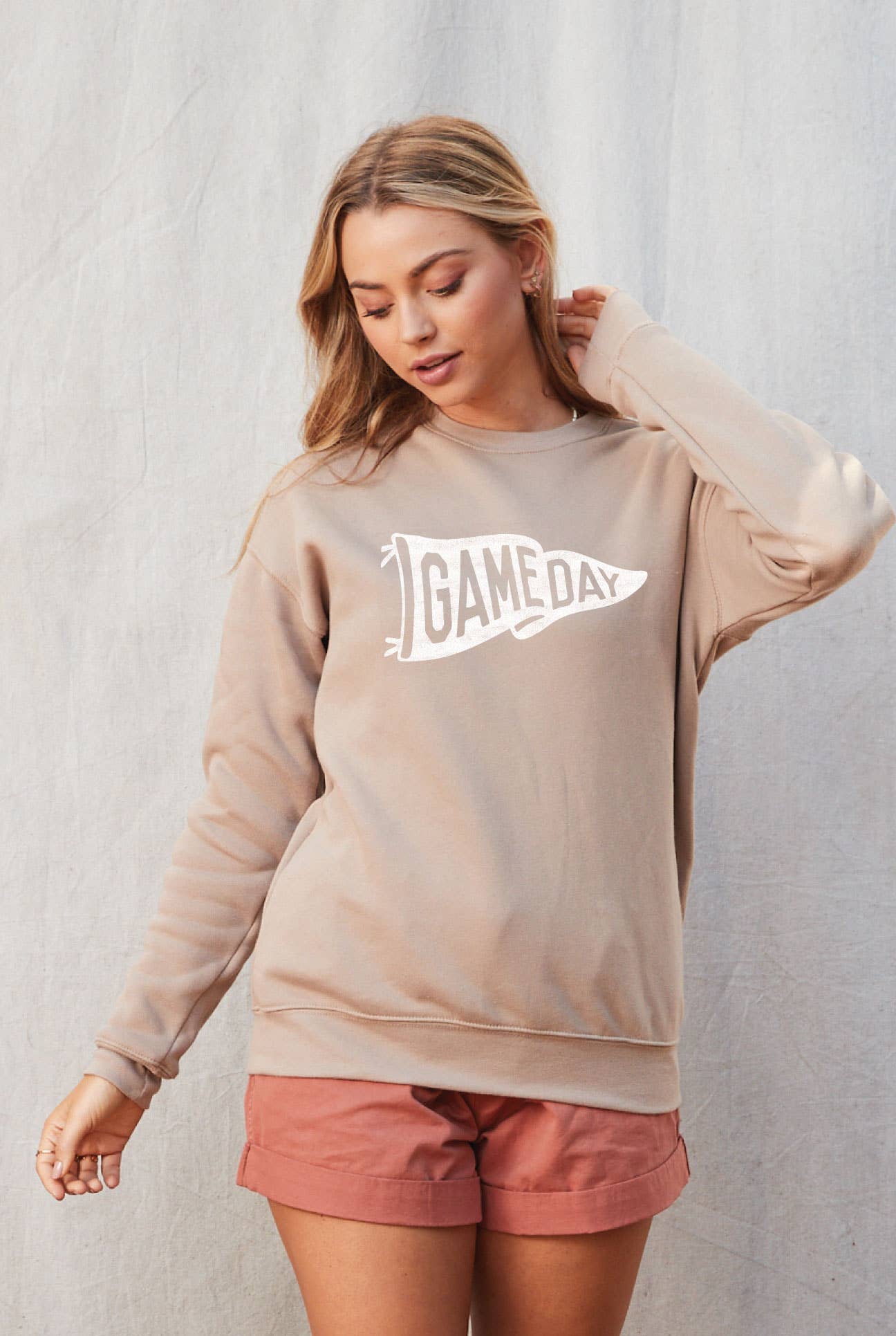 Game Day Pennant Graphic Sweatshirt T-Shirts, Hoodie | PodTeesHub.com