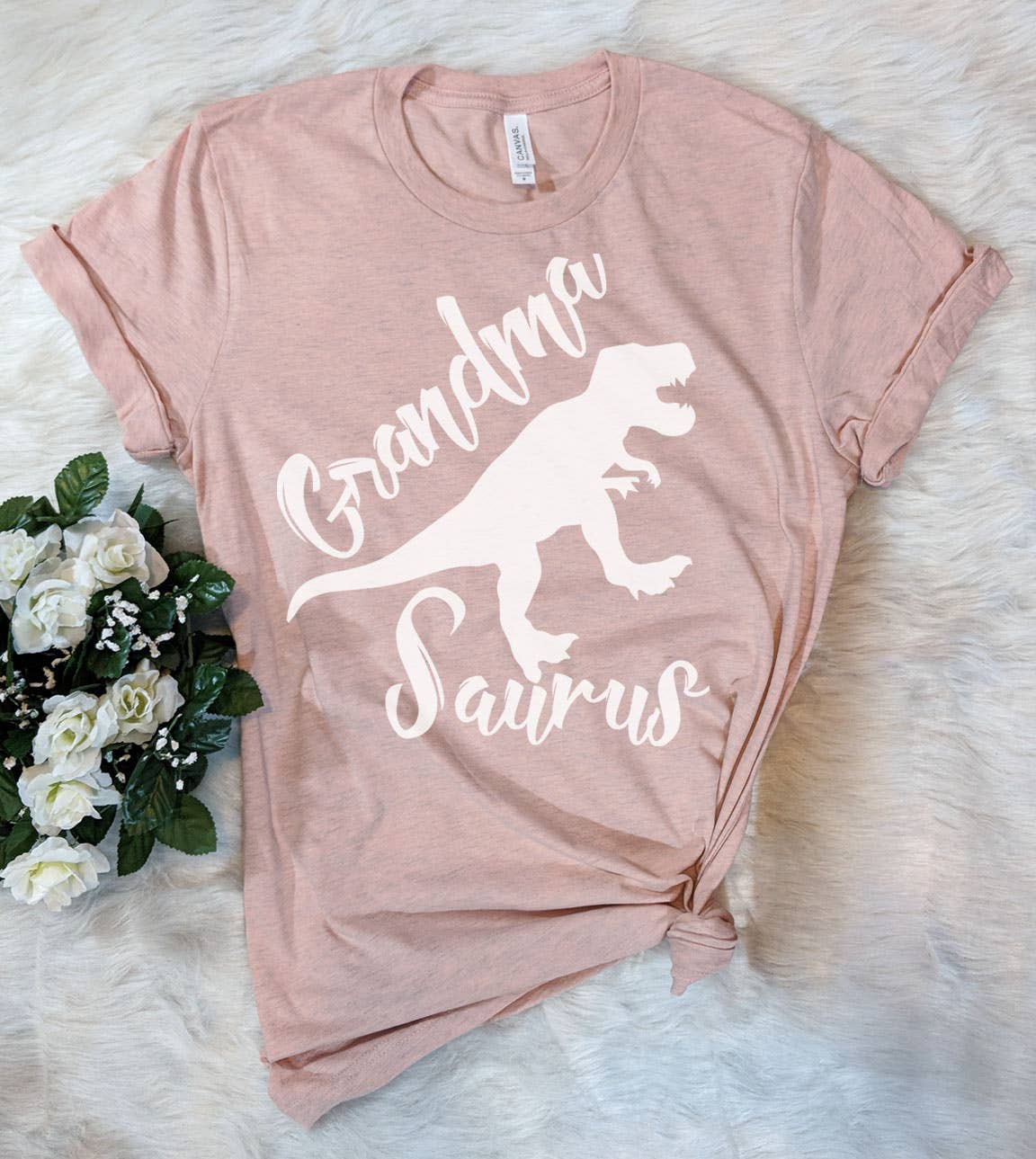Grandma Saurus - Grandma Dinosaur Cute Silly Funny T-Shirt Hoodie, Sweatshirt | PodTeesHub.com