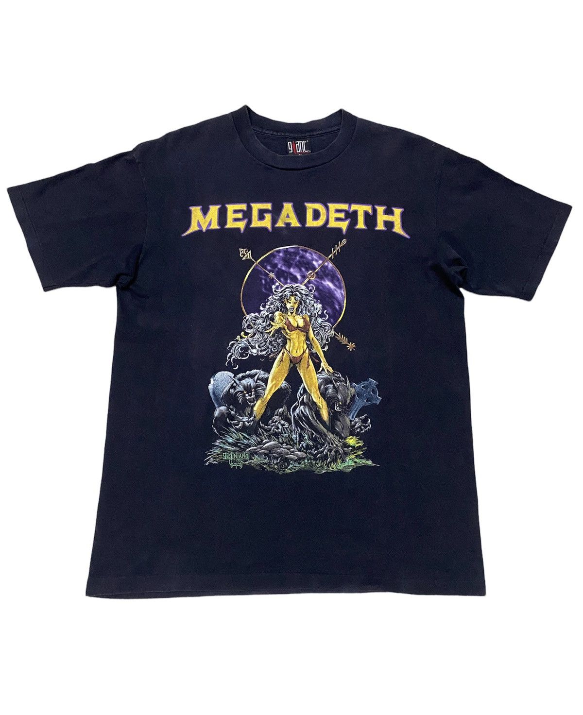 Band Tees Vintage Megadeth Band Tee Hoodie, Sweatshirt | PodTeesHub.com
