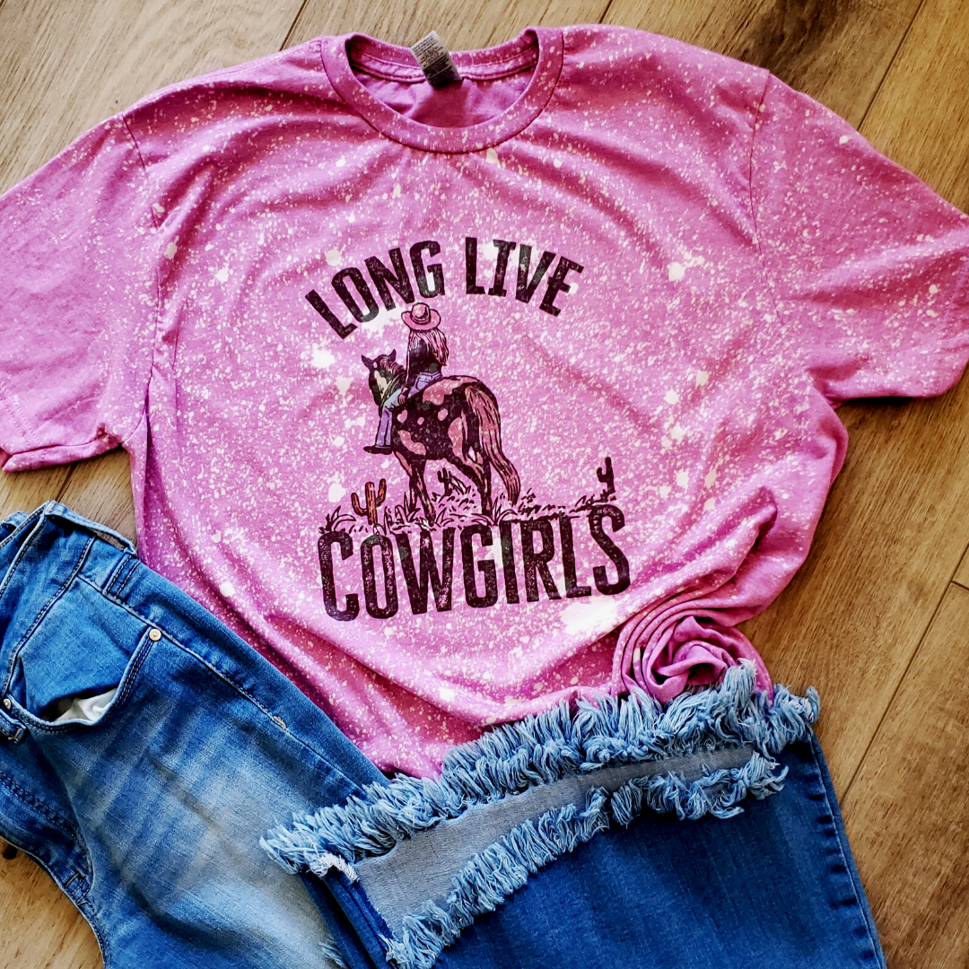 Long Live Cowgirls Western Graphic Tee Hoodie, Sweatshirt | PodTeesHub.com