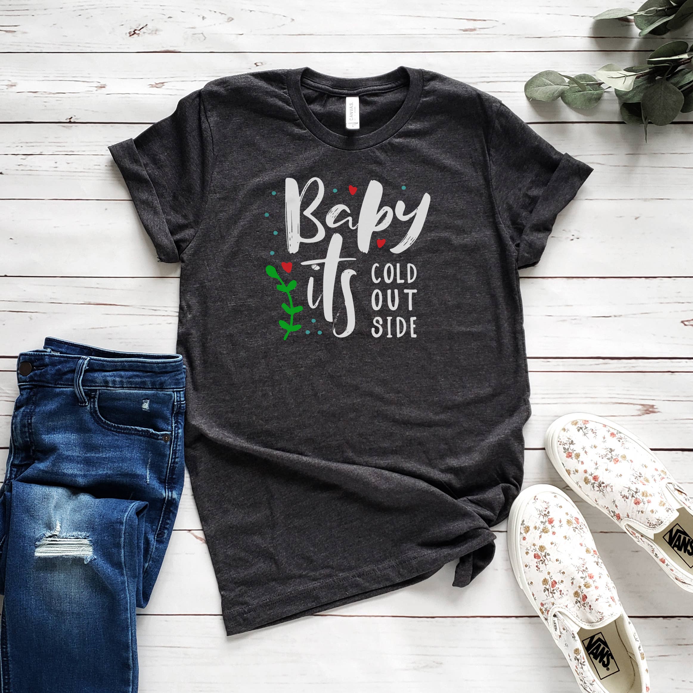 Baby It's Cold Outside Tee | Christmas | Sizes XS-2XL Hoodie, Sweatshirt | PodTeesHub.com