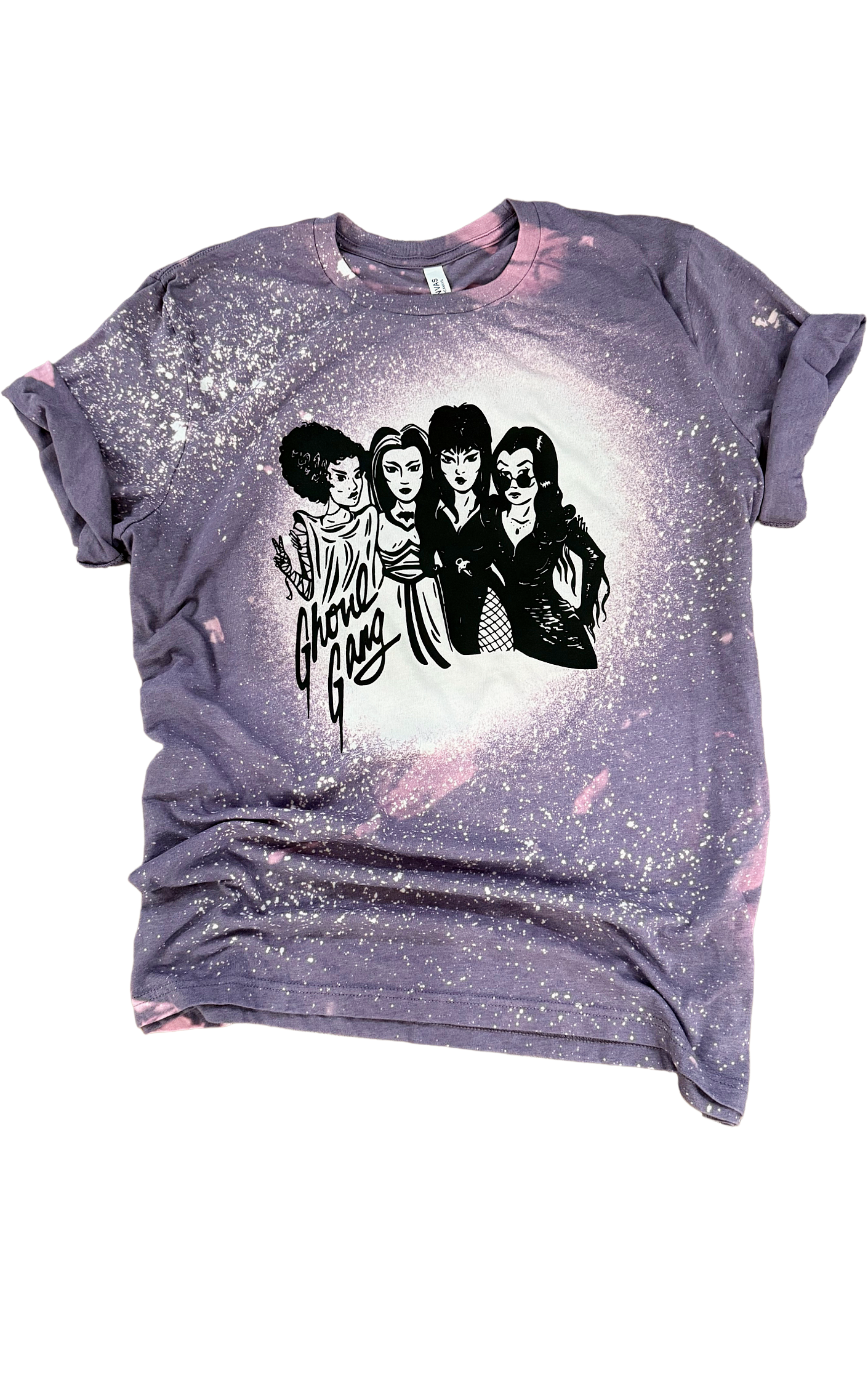 Ghoul Gang Halloween Bleached Tee Hoodie, Sweatshirt | PodTeesHub.com