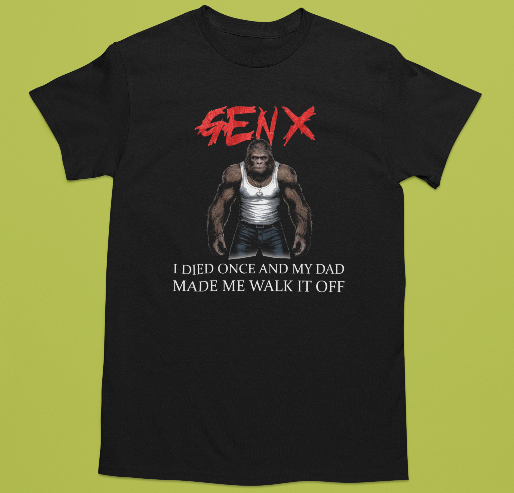 Bigfoot Genx Generation Tshirt (Black) Hoodie, Sweatshirt | PodTeesHub.com
