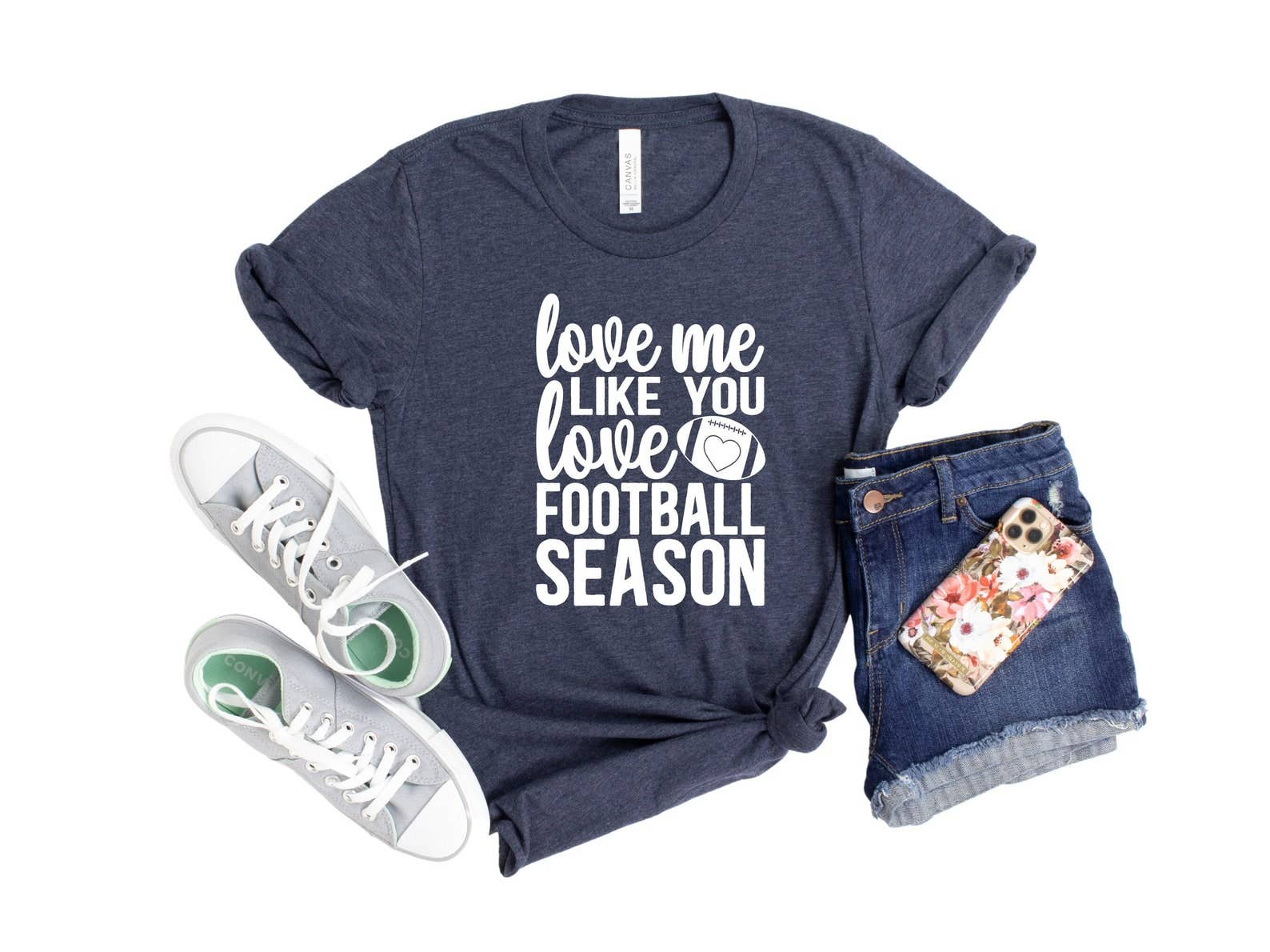 Love Me Like You Love Football Season T-Shirt Hoodie, Sweatshirt | PodTeesHub.com