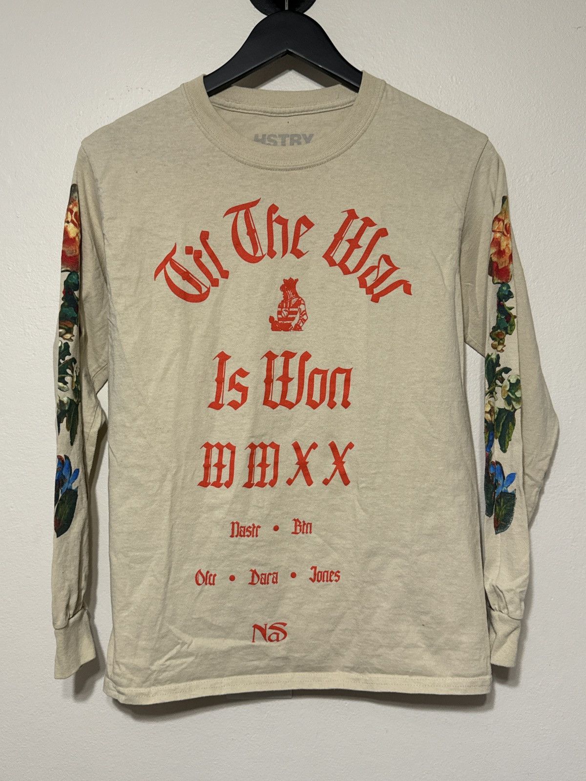 Rap Tees Nas Kings Disease 2 Hstry Til The War Is Won Long Sleeve Tee Hoodie, Sweatshirt | PodTeesHub.com