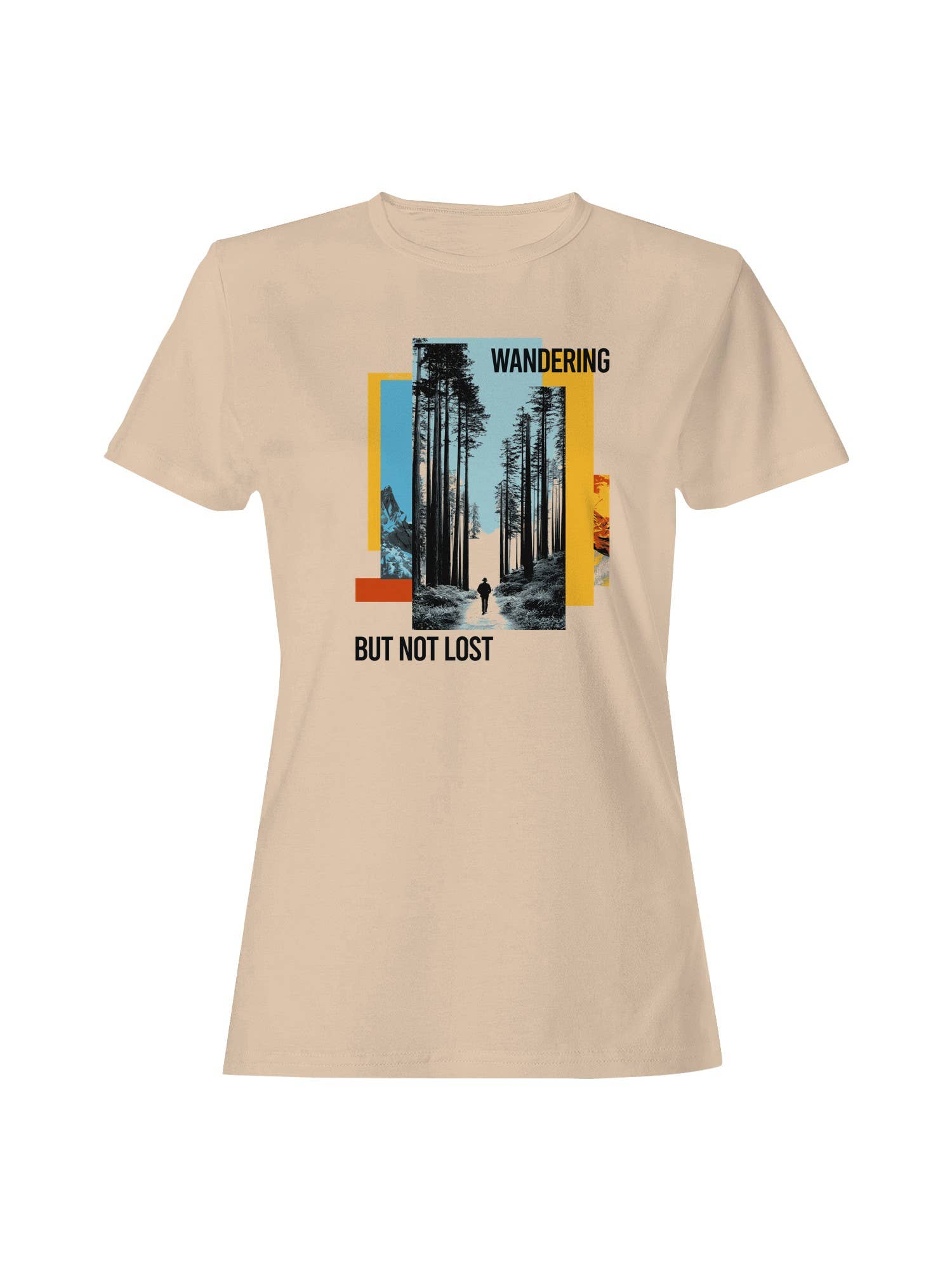 Wandering But Not Lost Adventure Women's T-Shirt Hoodie, Sweatshirt | PodTeesHub.com