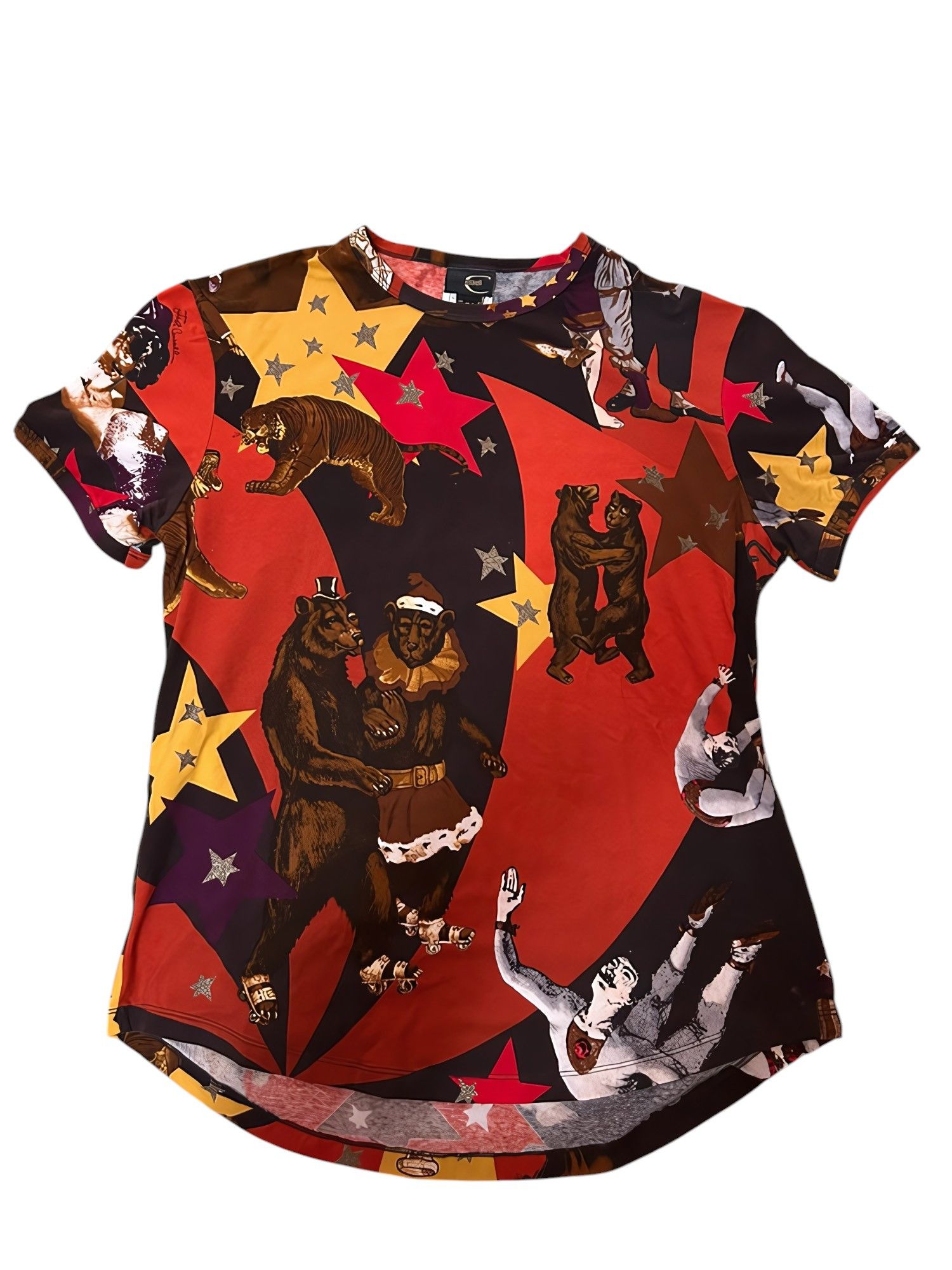 Roberto Cavalli Printed Tee Shirt Hoodie, Sweatshirt | PodTeesHub.com