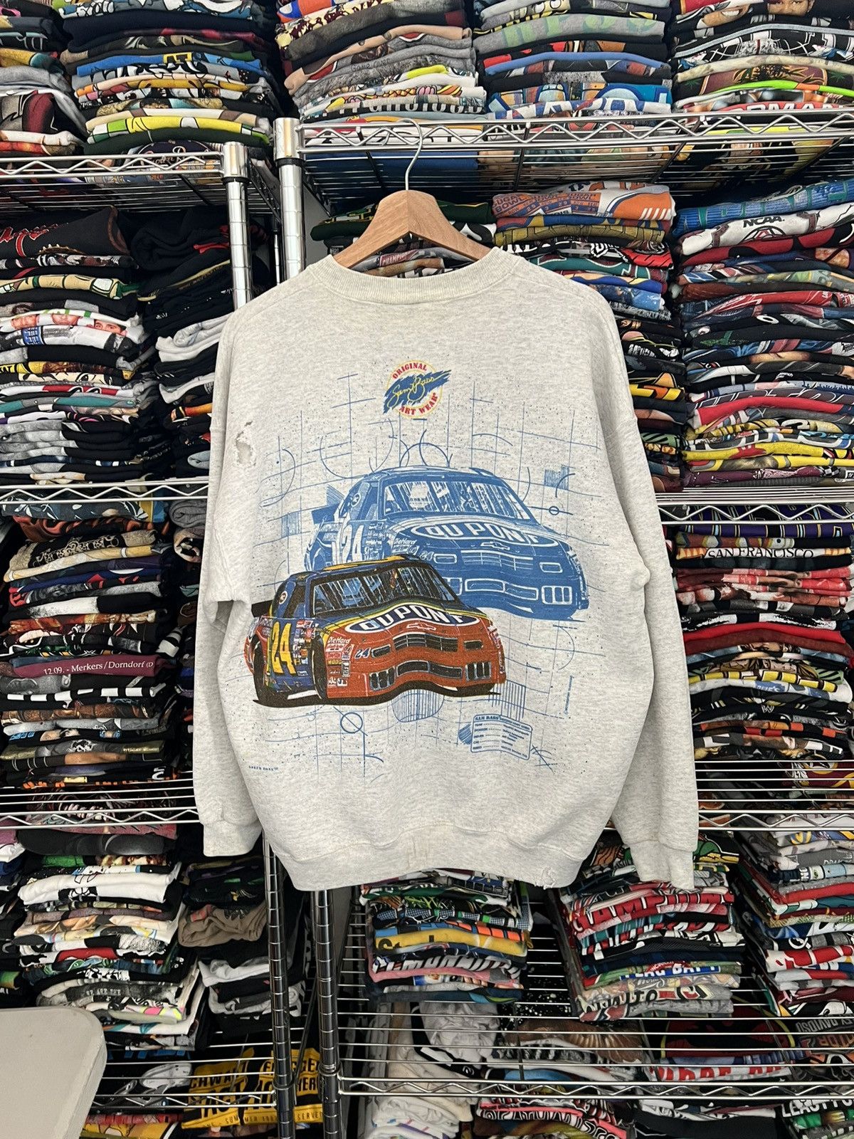 Nascar 90s Jeff Gordon Racing Crewneck T-Shirts, Hoodie, Sweatshirt | PodTeesHub.com
