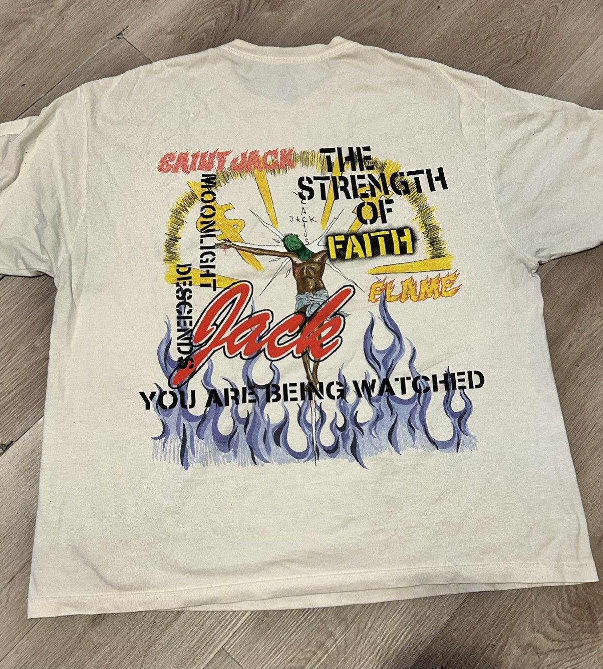 Scott Travis Scott Utopia Saint Micheal Tee Hoodie, Sweatshirt | PodTeesHub.com