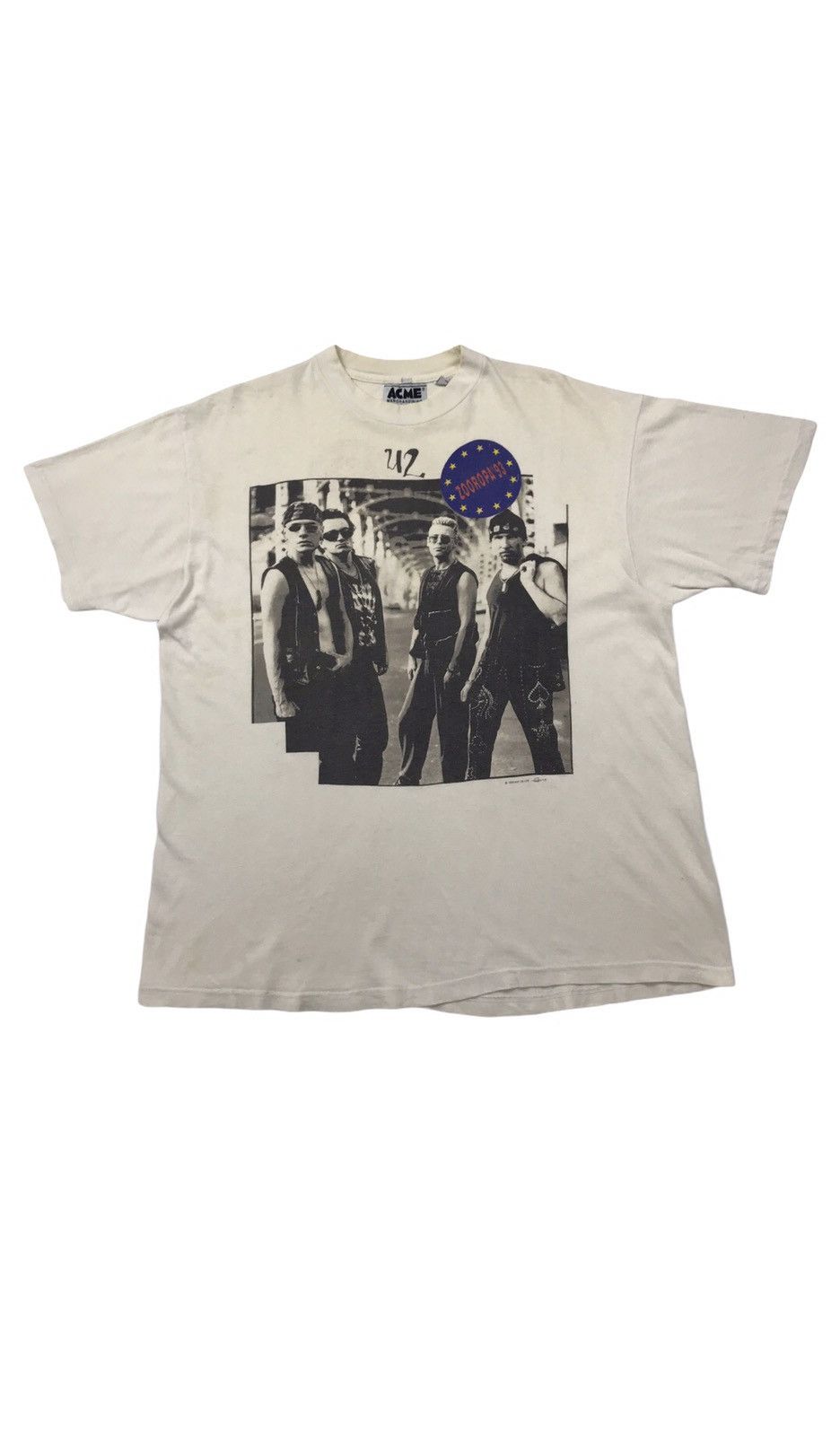 Band Tees Vintage 90s U2 Zoo Tv Promo Tour Shirt Hoodie, Sweatshirt | PodTeesHub.com