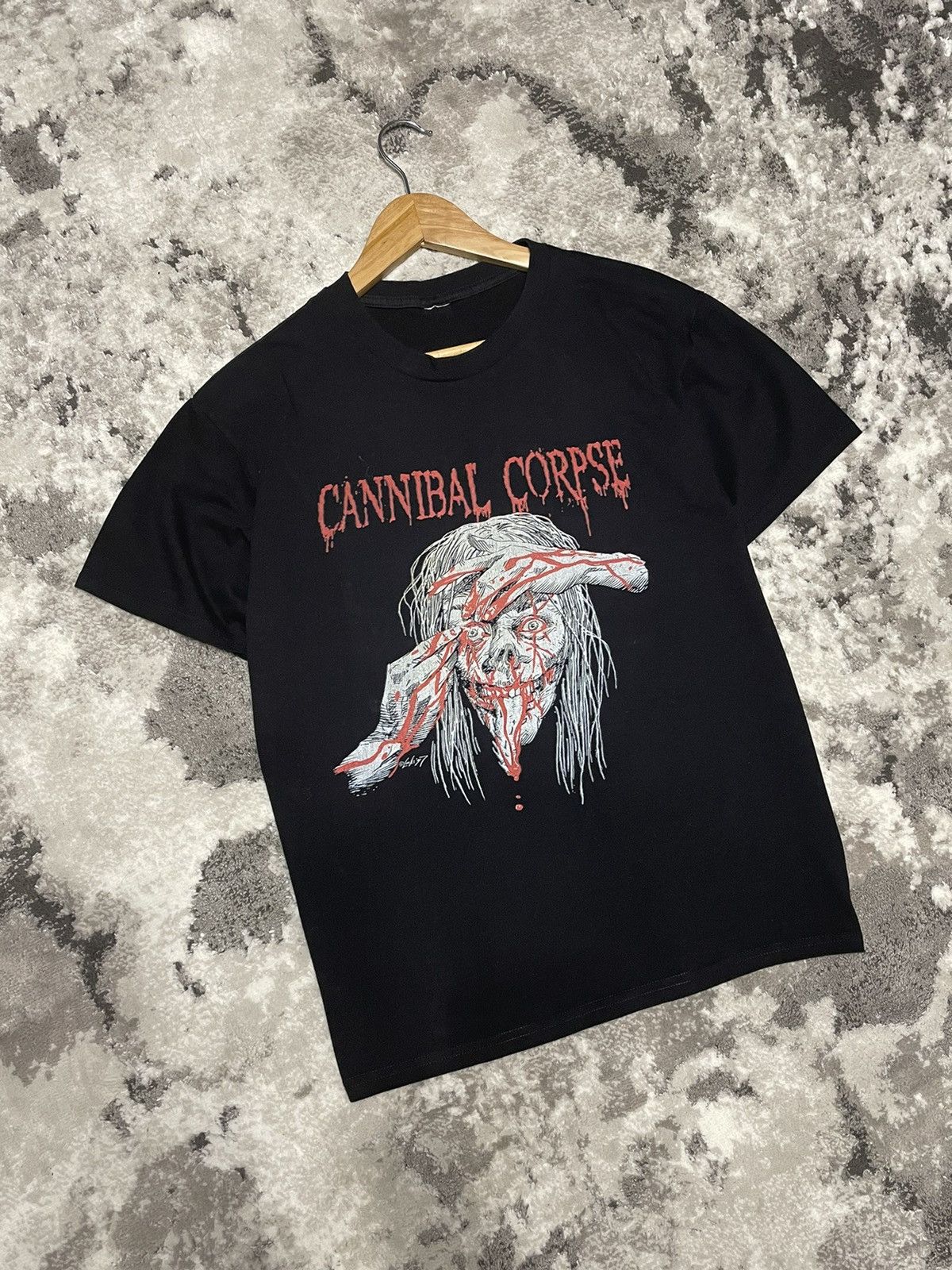 Band Tees Vintage Cannibal Corpse 1997 Vibe Band Rock T Shirt Hoodie, Sweatshirt | PodTeesHub.com