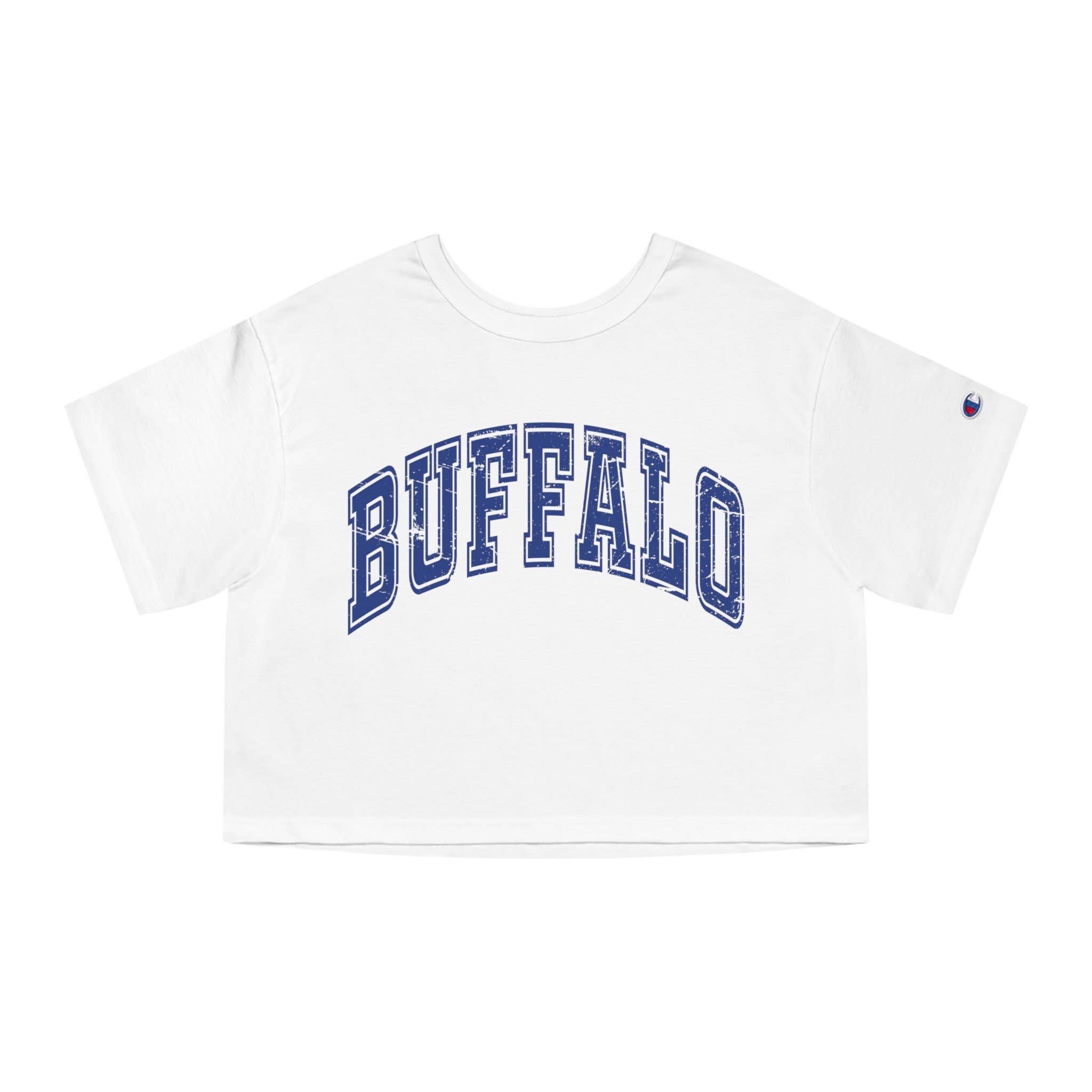 Buffalo Vintage 80s Retro Crop Tee - Stylish Gift For Women Hoodie, Sweatshirt | PodTeesHub.com