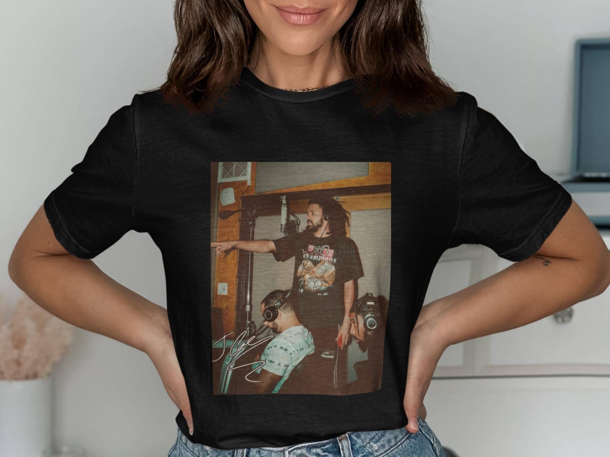 Vintage J Cole Hip Hop Rap Tee, Retro Shirt For Music Lovers Hoodie, Sweatshirt | PodTeesHub.com