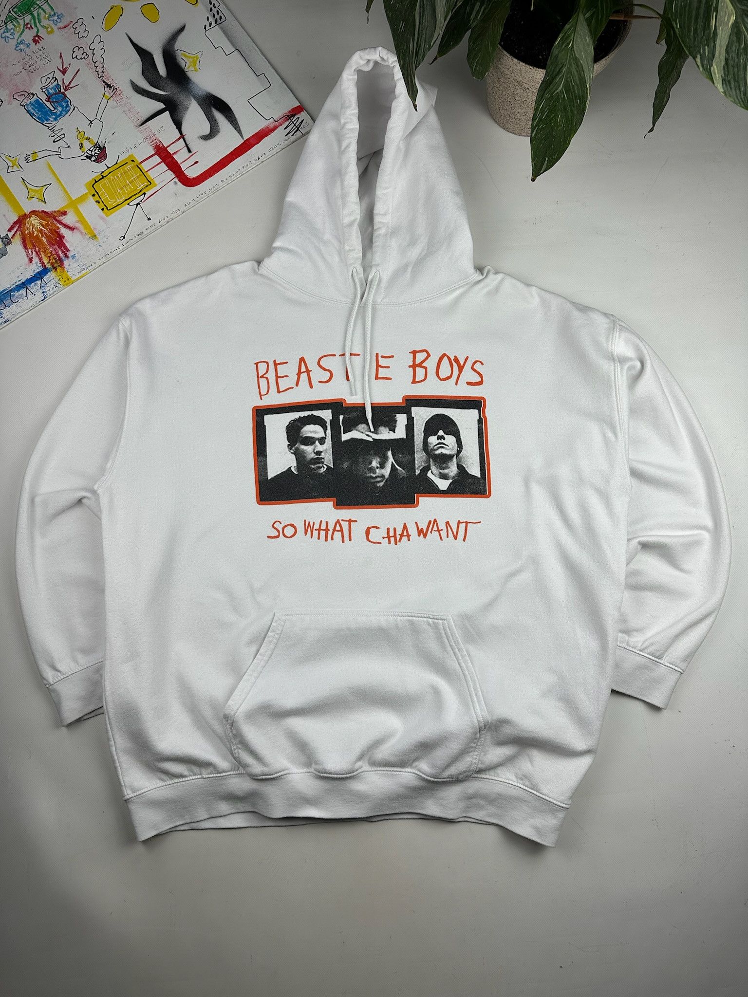 Band Tees Vintage Beastie Boys Band So What Chawant Hoodie Baggy Y2k Sweatshirt | PodTeesHub.com