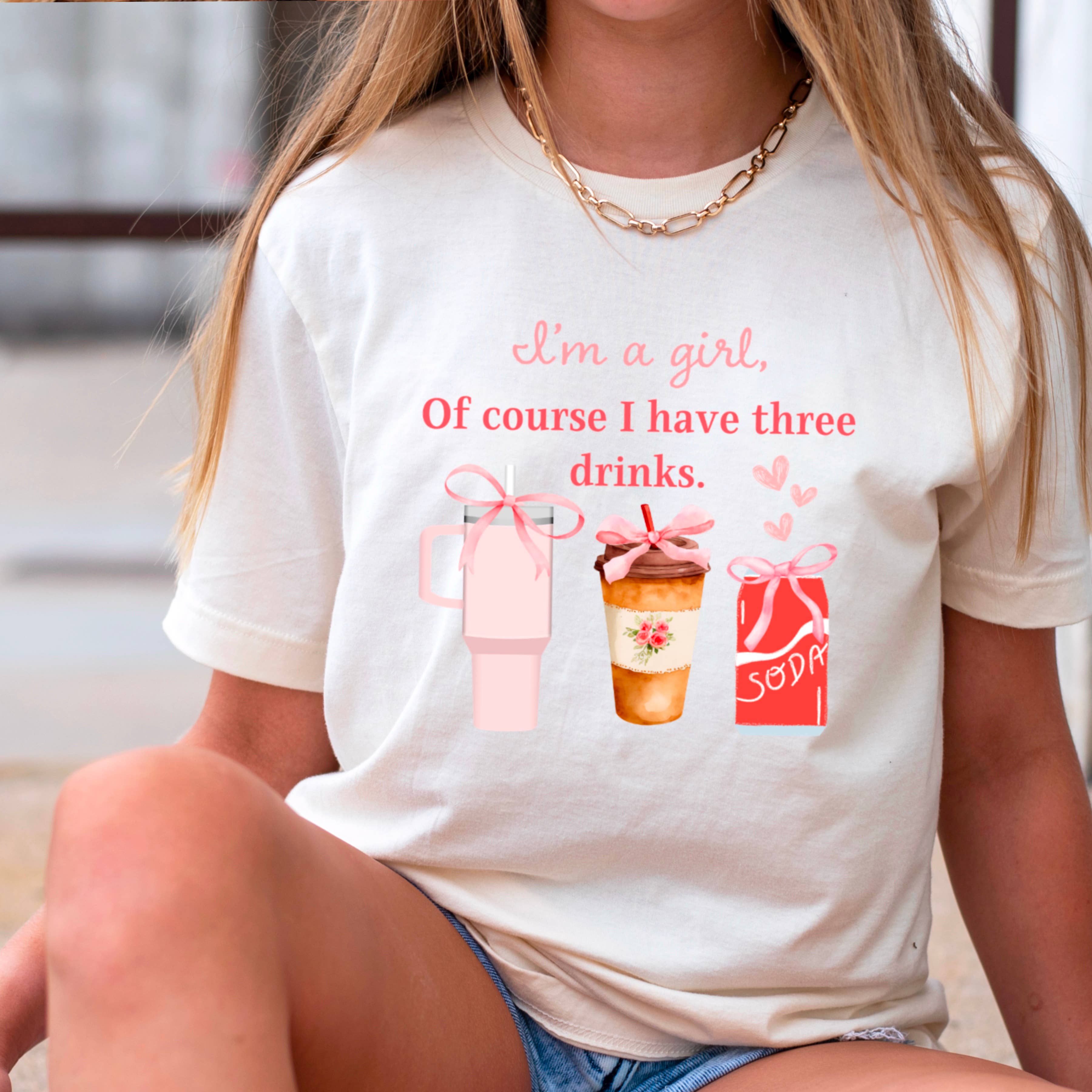 I’M Just A Girl  | Preppy Graphic Tee | Gildan Hoodie, Sweatshirt | PodTeesHub.com