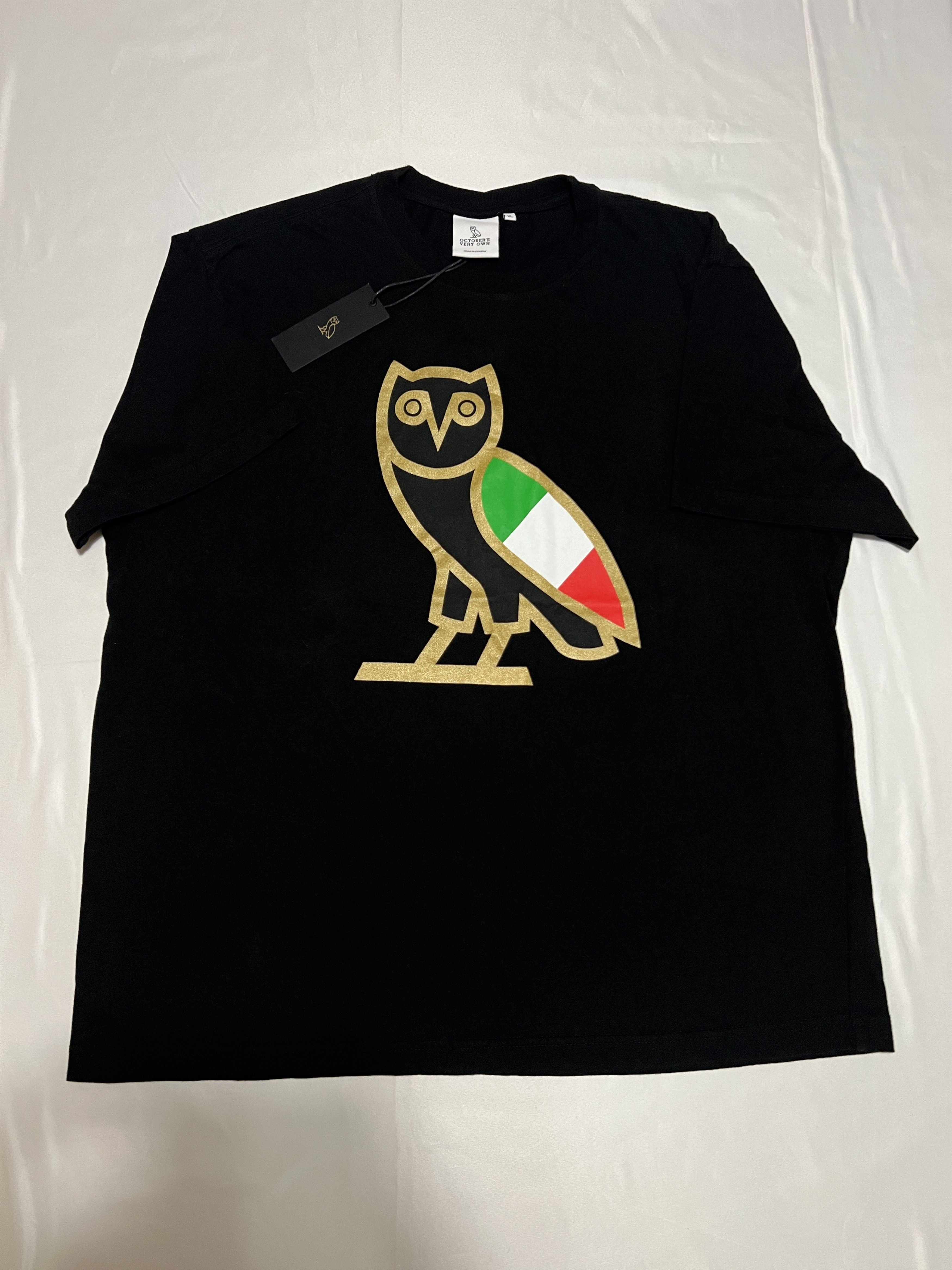 Nocta X October S Very Own Ovo Italy Og Owl T Shirt Tee Xl Hoodie, Sweatshirt | PodTeesHub.com
