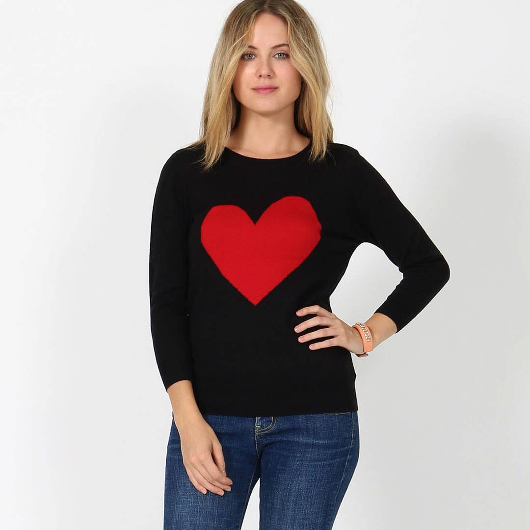 .SI-6396 Sweet Heart Valentine Fitted Pullover Sweater T-Shirts, Hoodie, Sweatshirt | PodTeesHub.com